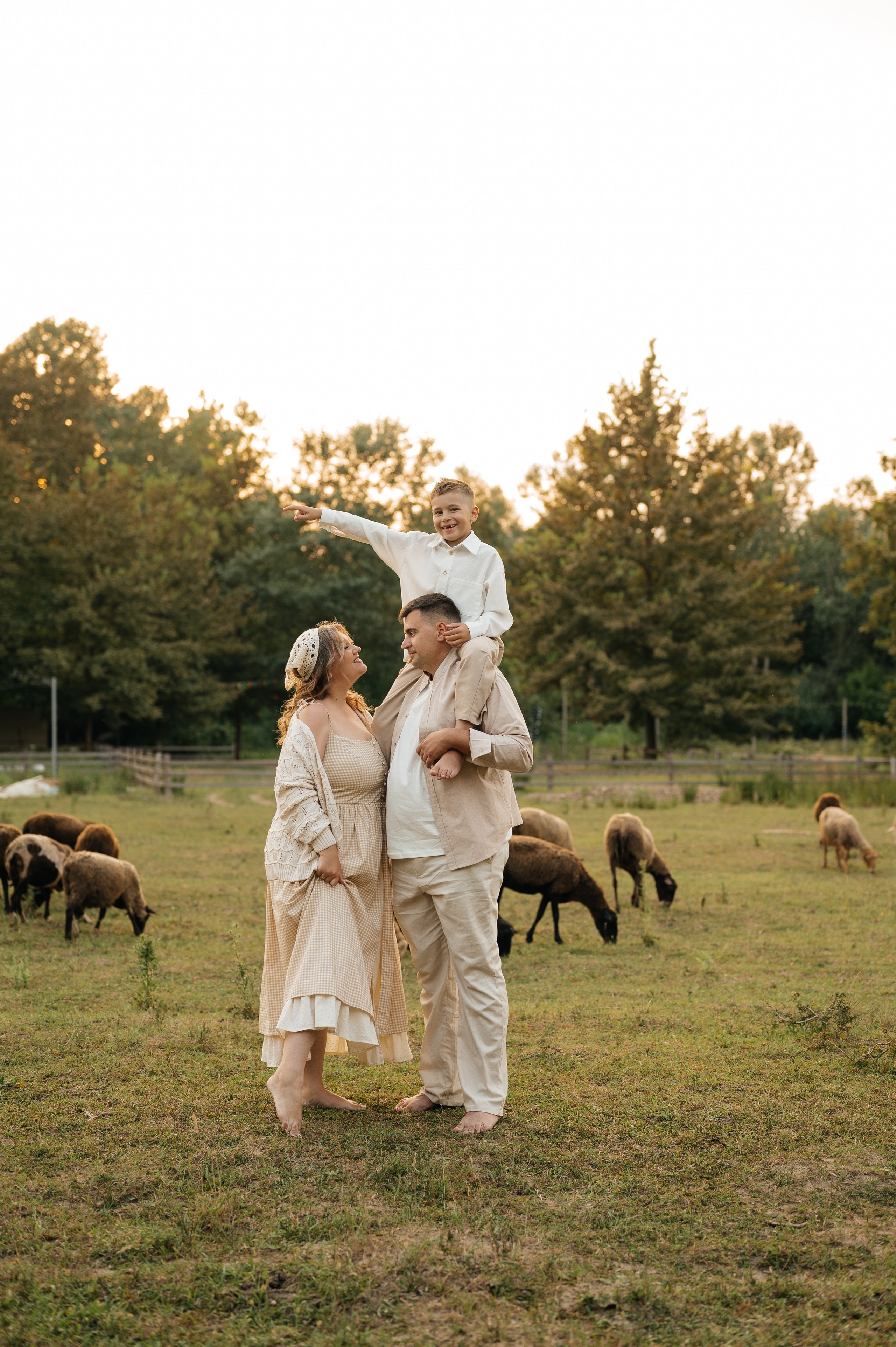 Семейная фотосессия на ферме. Свадебный и семейный фотограф в Краснодаре Алина Мельник