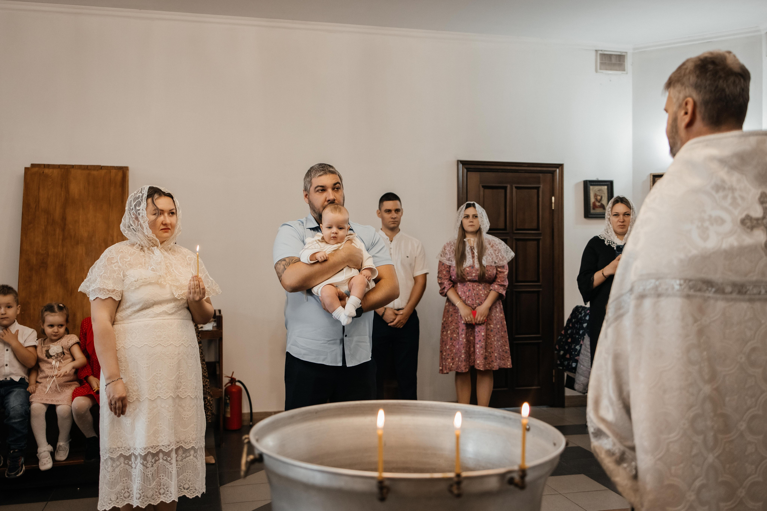 Крещение Ромы. Свадебный и семейный фотограф Яна Стражева. Волгоград, Москва