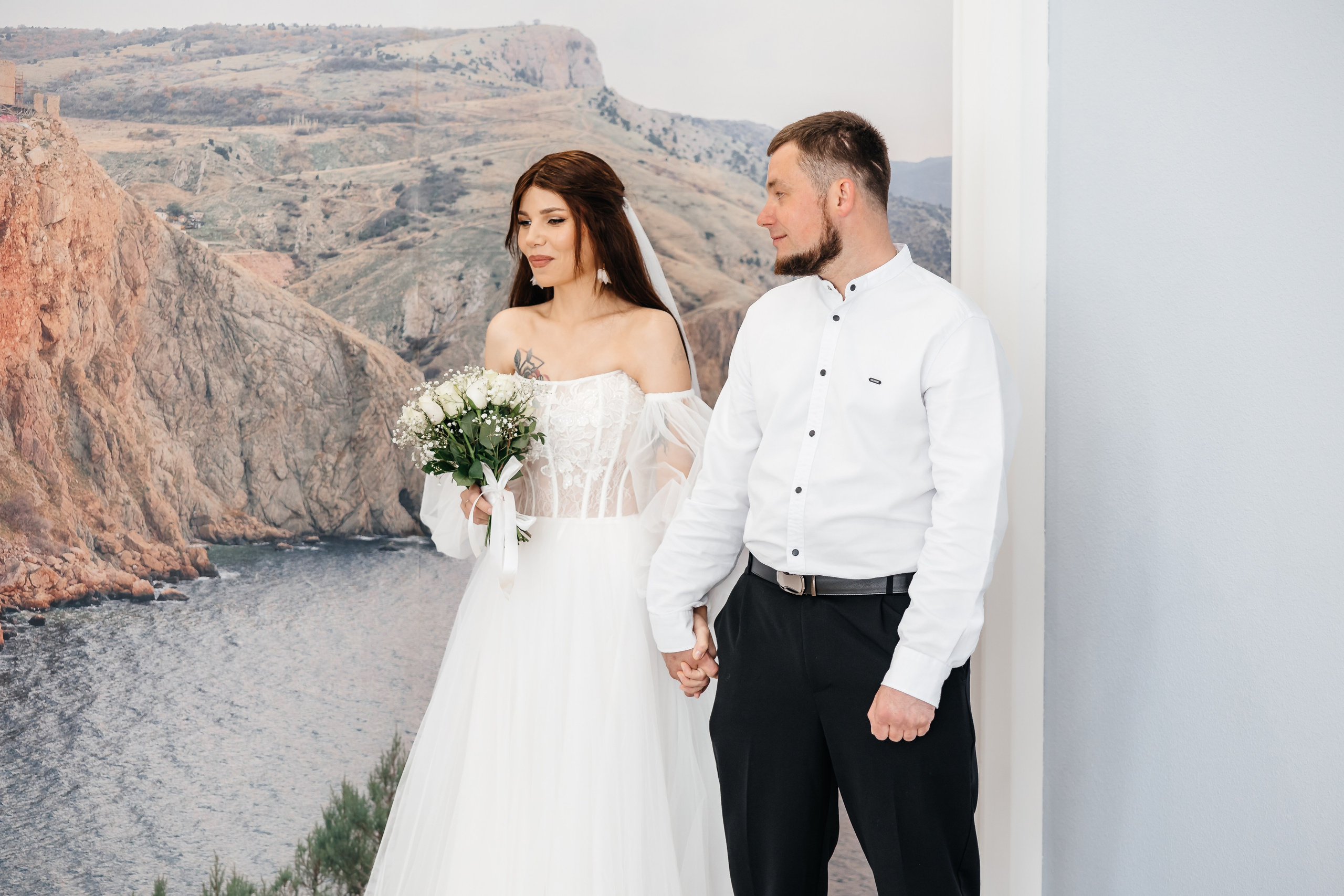 Анонс свадьбы Маргариты и Андрея. Туман на холмах Балаклавы. Свадебный фотограф в Крыму и Севастополе Ольга Баскакова