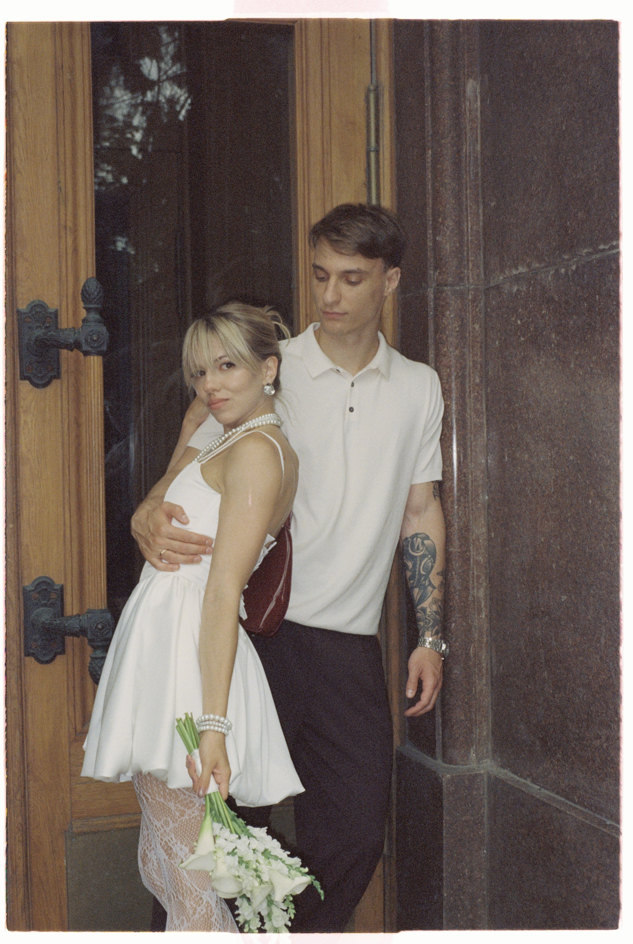 На пленку (Полина и Рома). Фотограф в Москве — Евгения Прокопенко