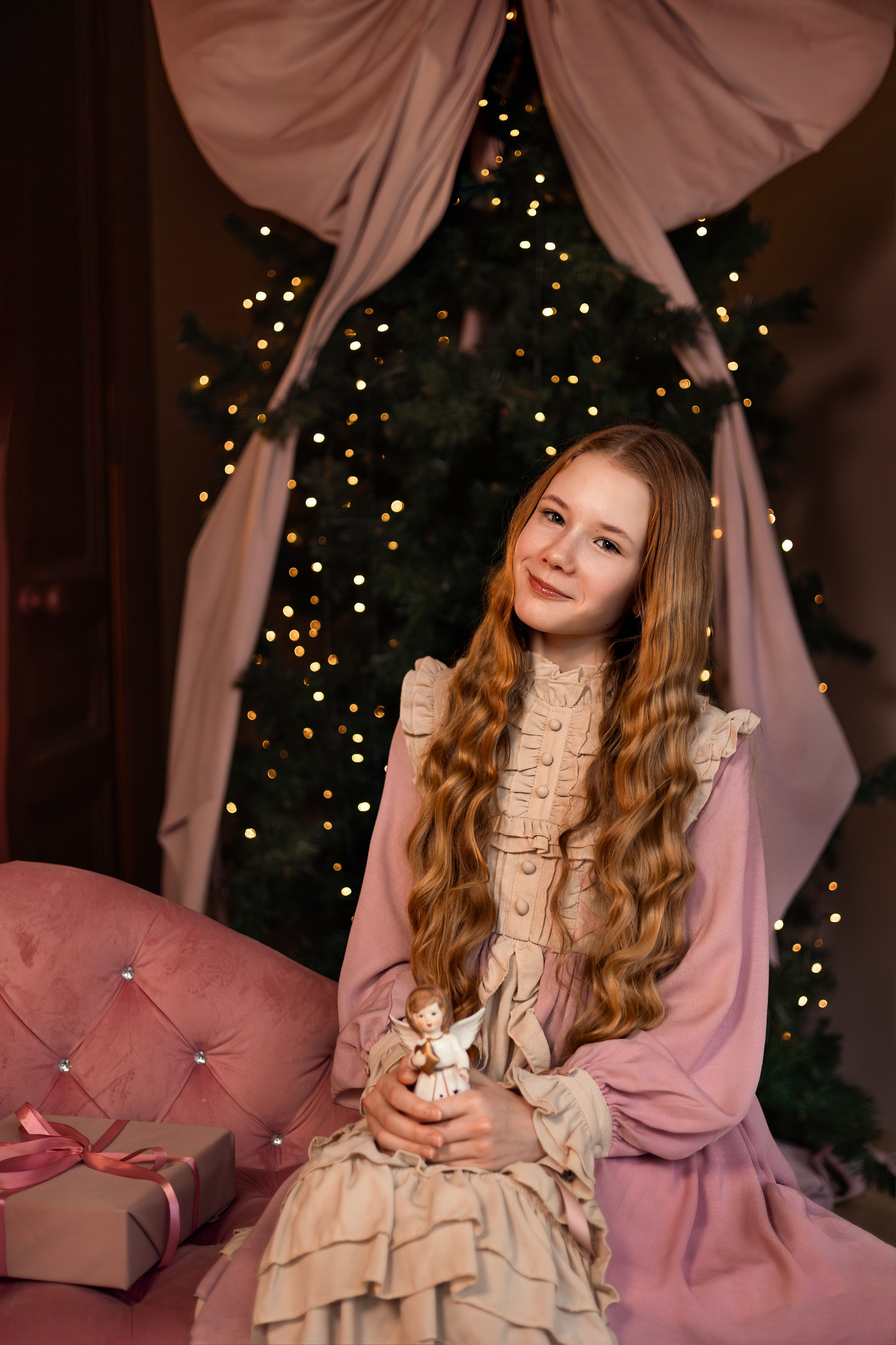 Новогодняя семейная съемка. Детский и семейный фотограф Елена Михайлова в Москве