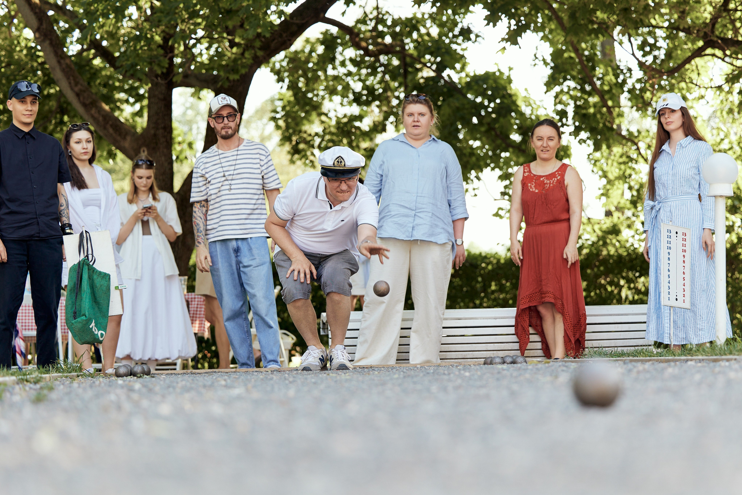 Игра в Петанк. Фотограф Дмитрий Тур — профессиональная фотосъемка мероприятий и портретов в Москве и Московской области
