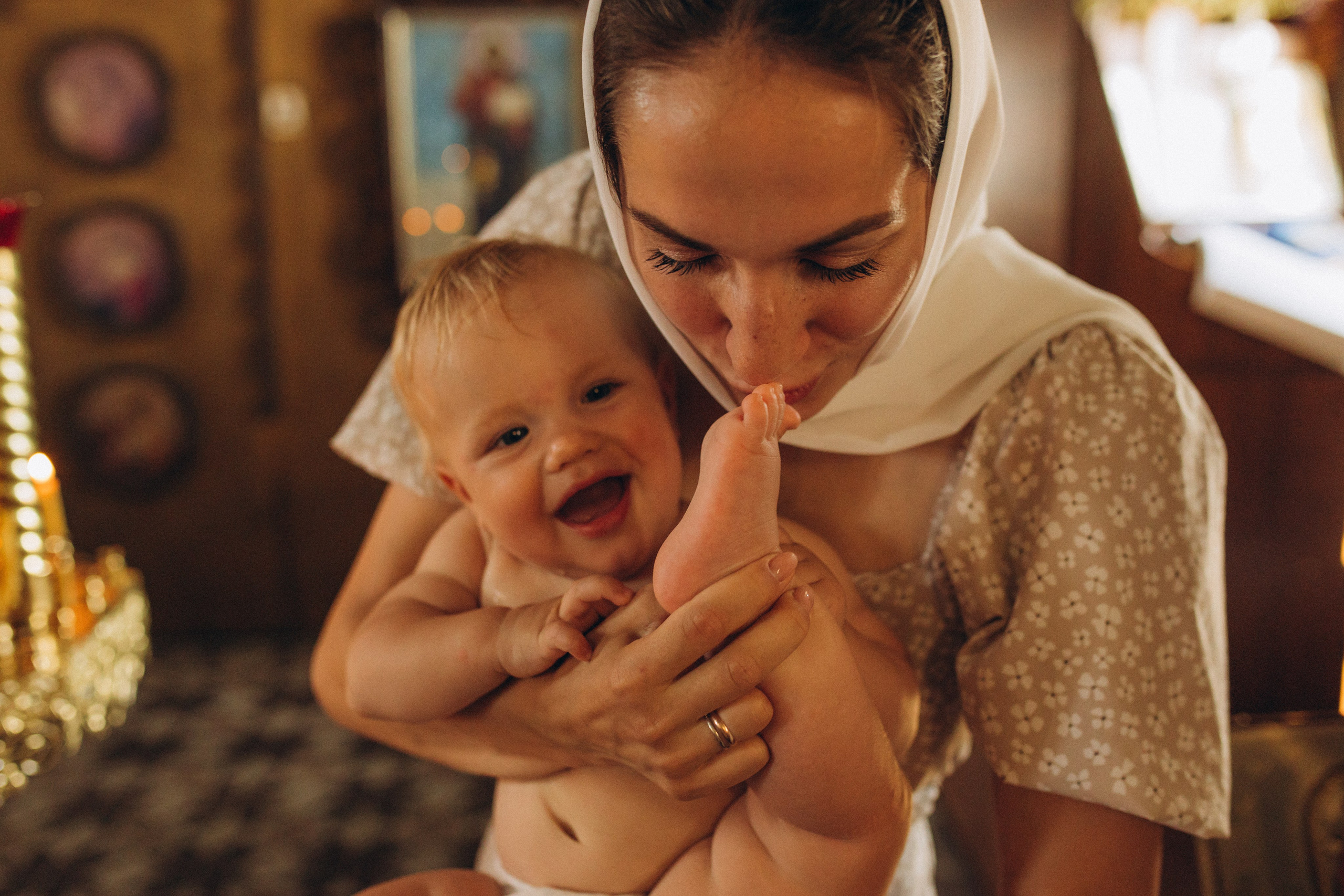 Крещение Марии. Семейный фотограф в Обнинске