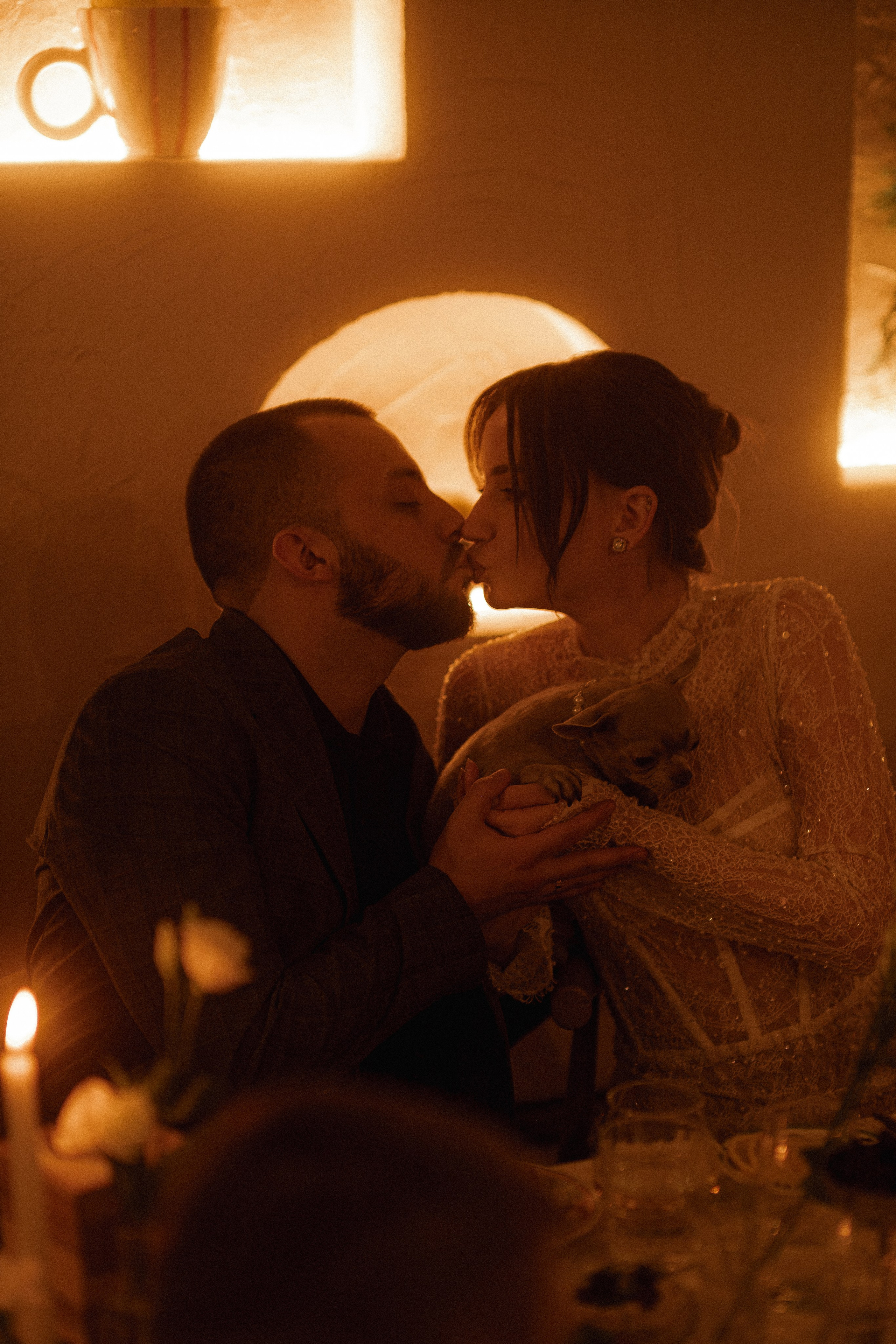 The cutiest. Сентиментальная свадебная фотография