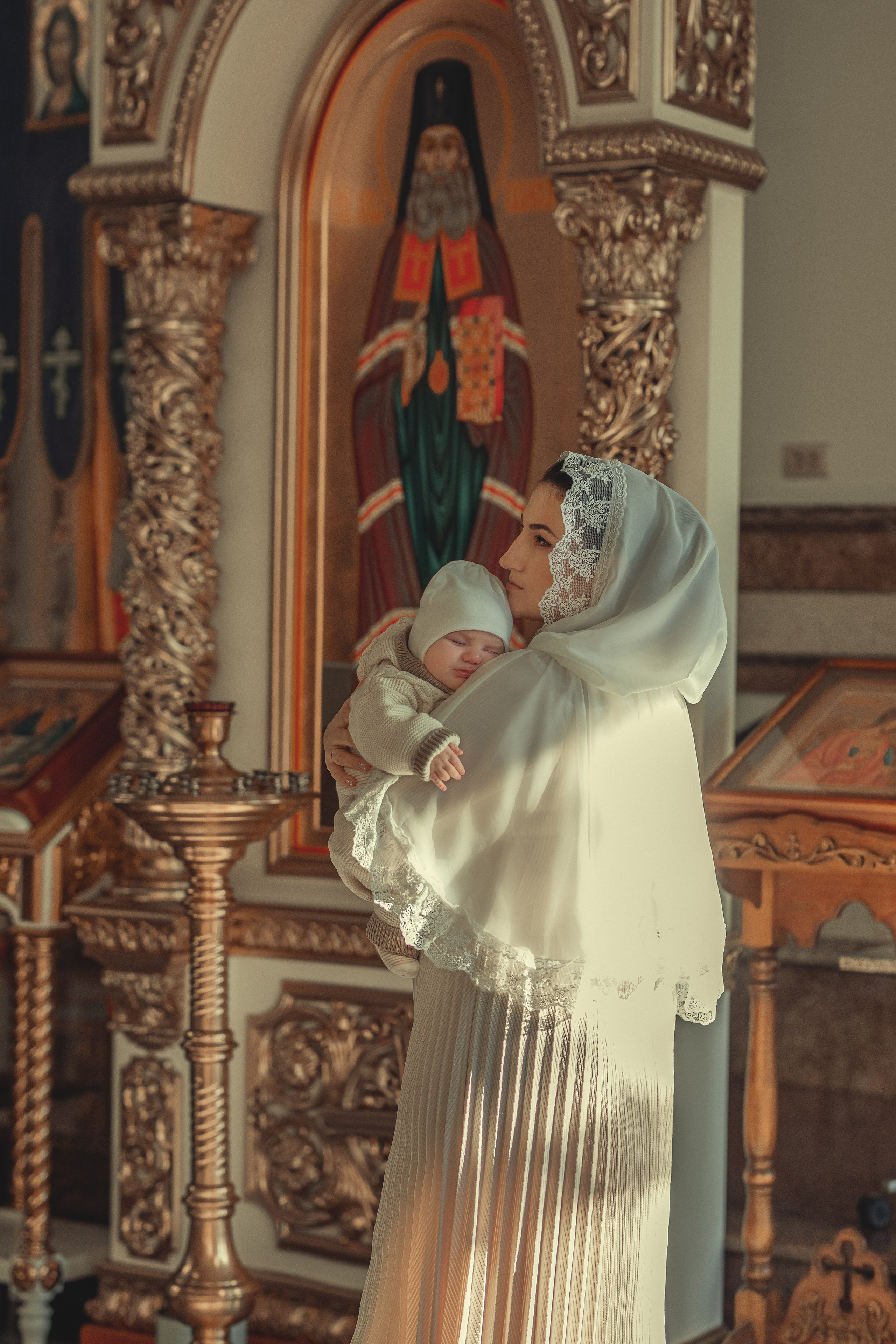 Таинство Крещения Артемия. Фотограф Таинств Крещения и Венчания в г. Курске