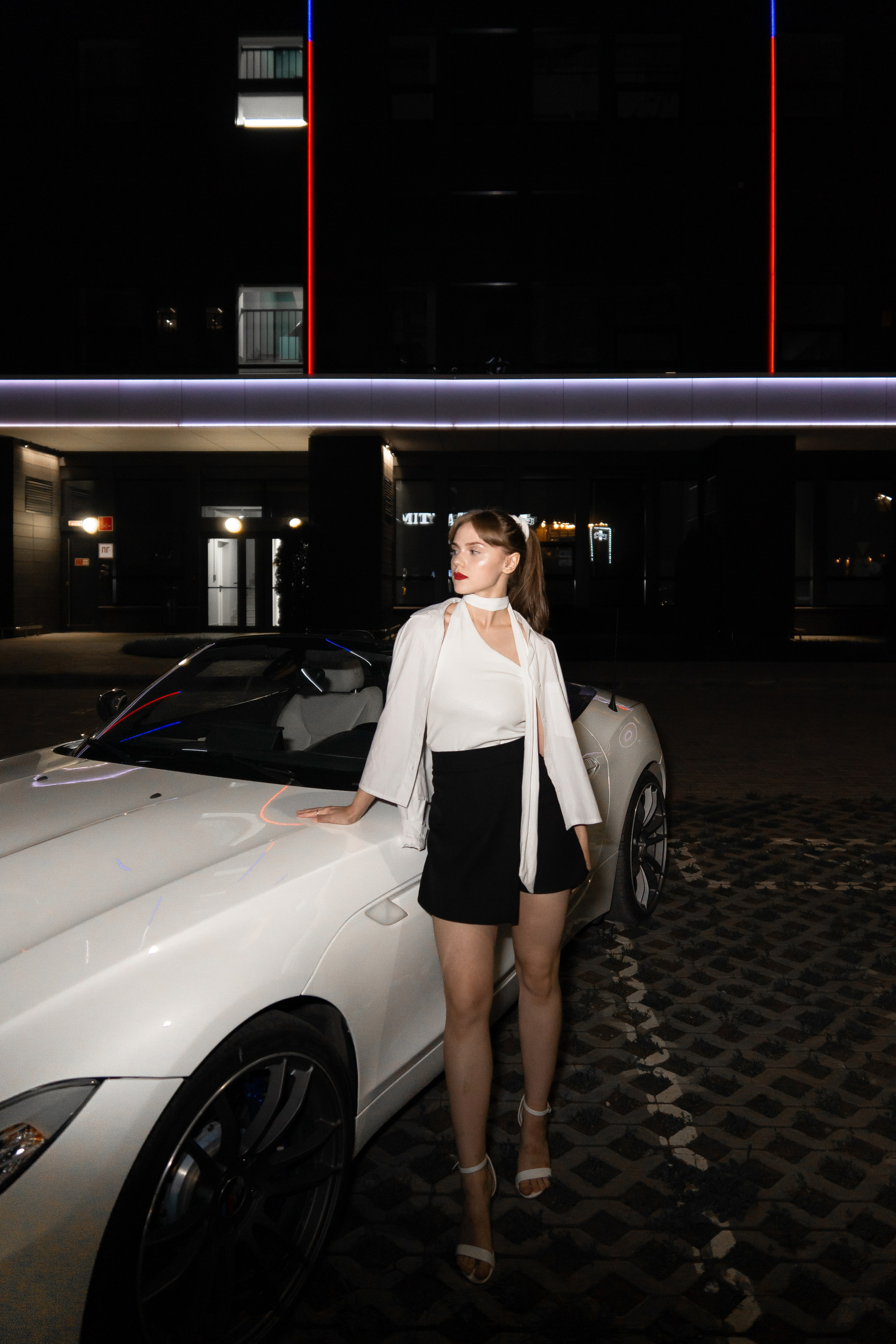 Съёмка с кабриолетом. Женский фотограф Омск, Екатерина Петрова