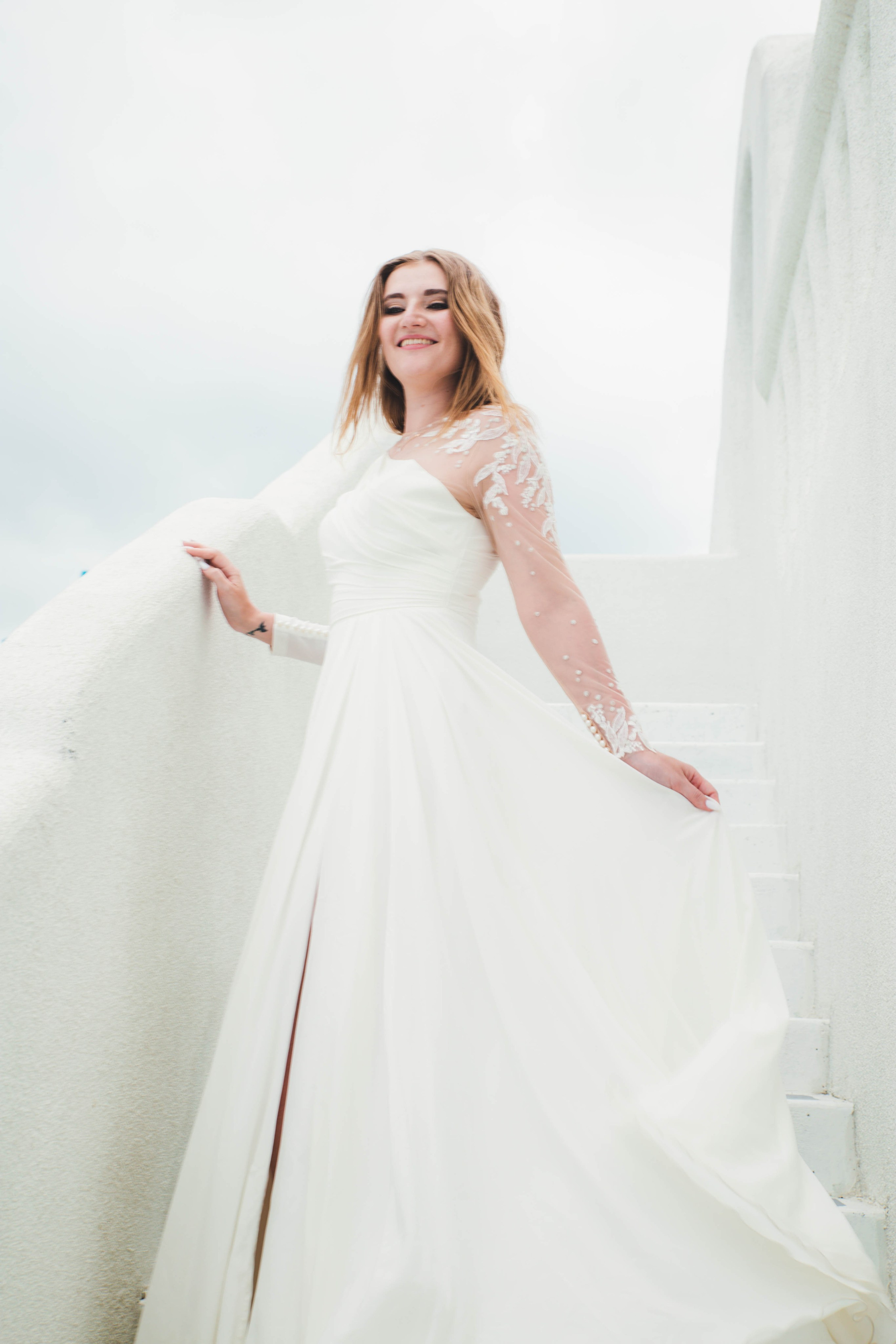 Ксения & Иван. Свадебная съемка в Санторини и Херсонесе. Свадебный и контент фотограф в Севастополе и Крыму Марина Данилова