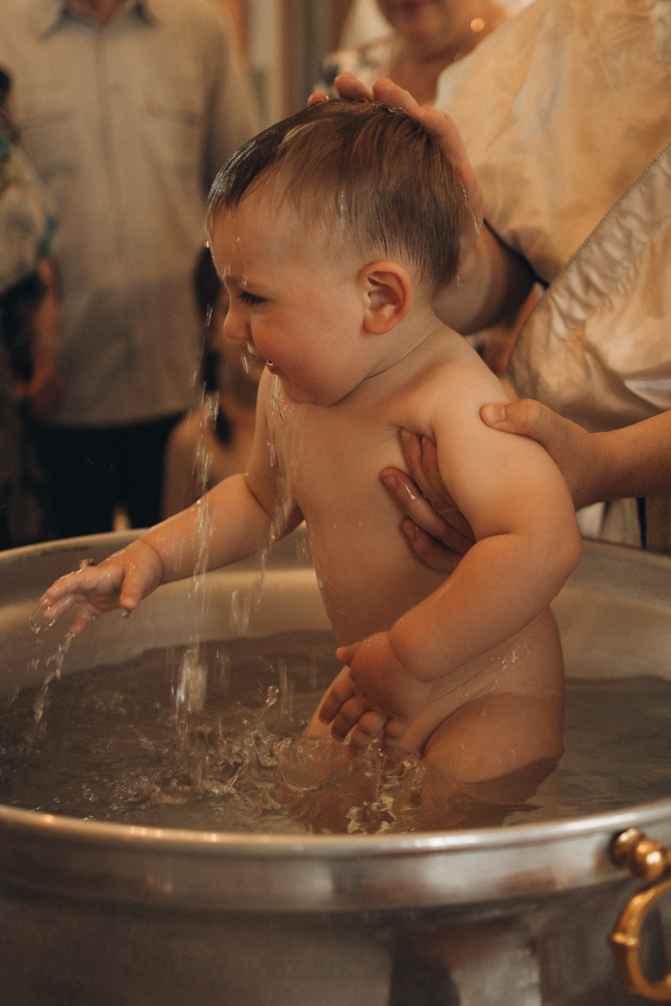 Таинство крещения. Семейный фотограф Москва и МО