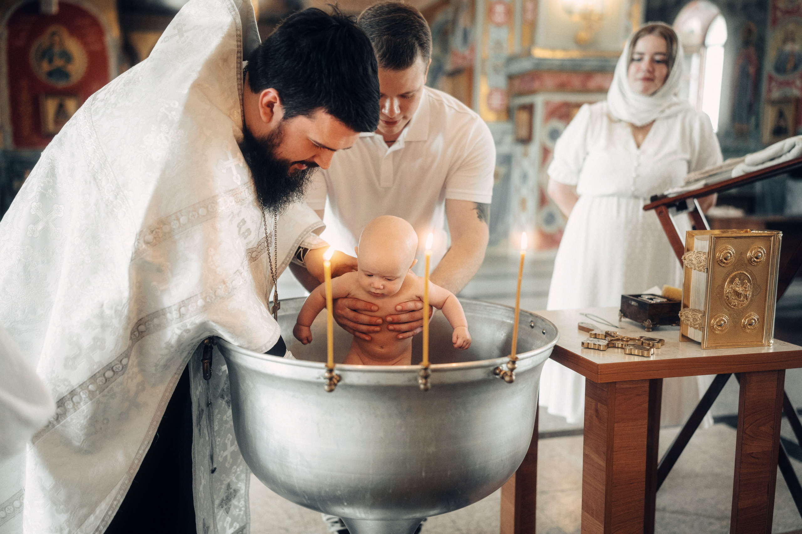 Фотосессия крещения в Воронеже. Свадебный и репортажный фотограф в Воронеже Роман Янко