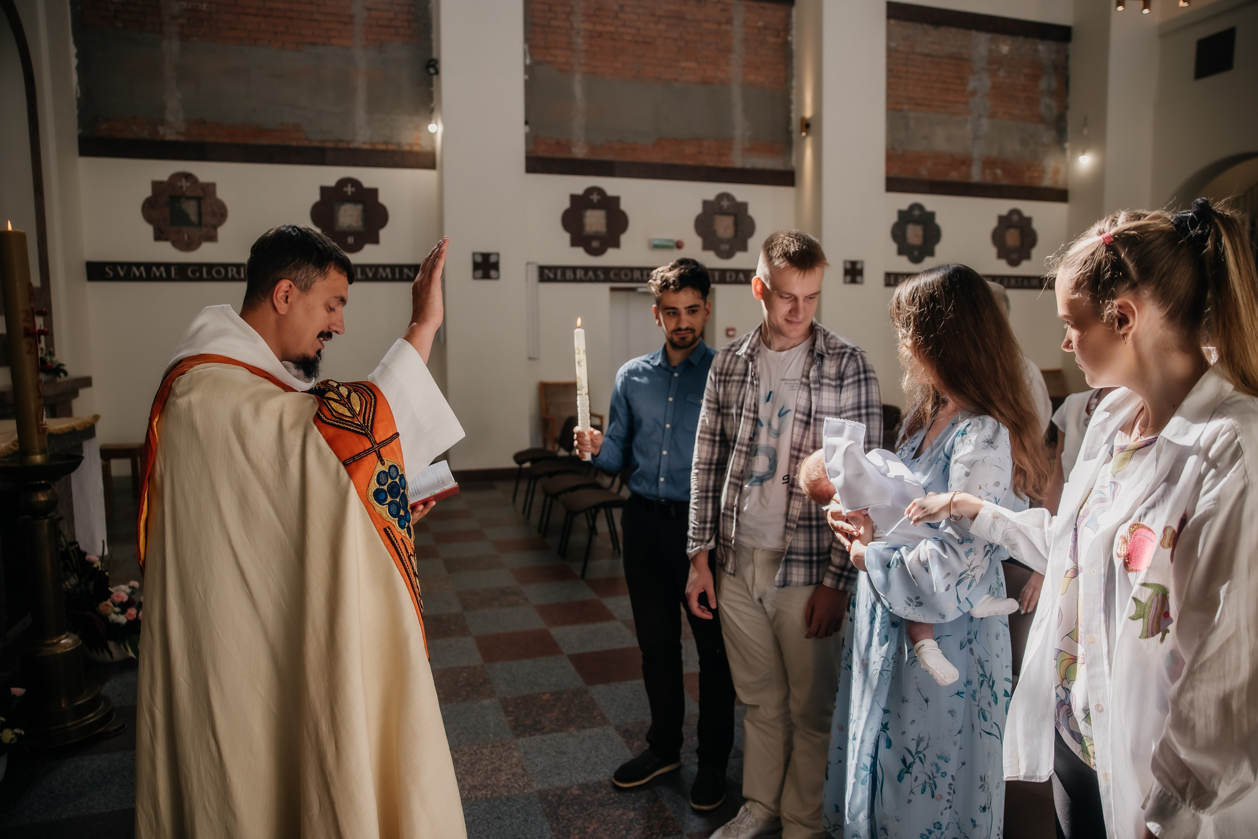 Крещение Святослава. Костёл святого Франциска. Фотограф ВИКА МЕДУЗА