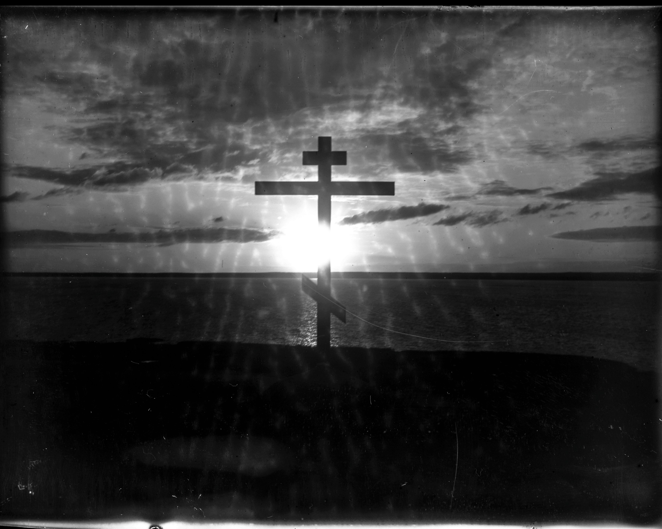 Glass plates. Darkroom aesthetics