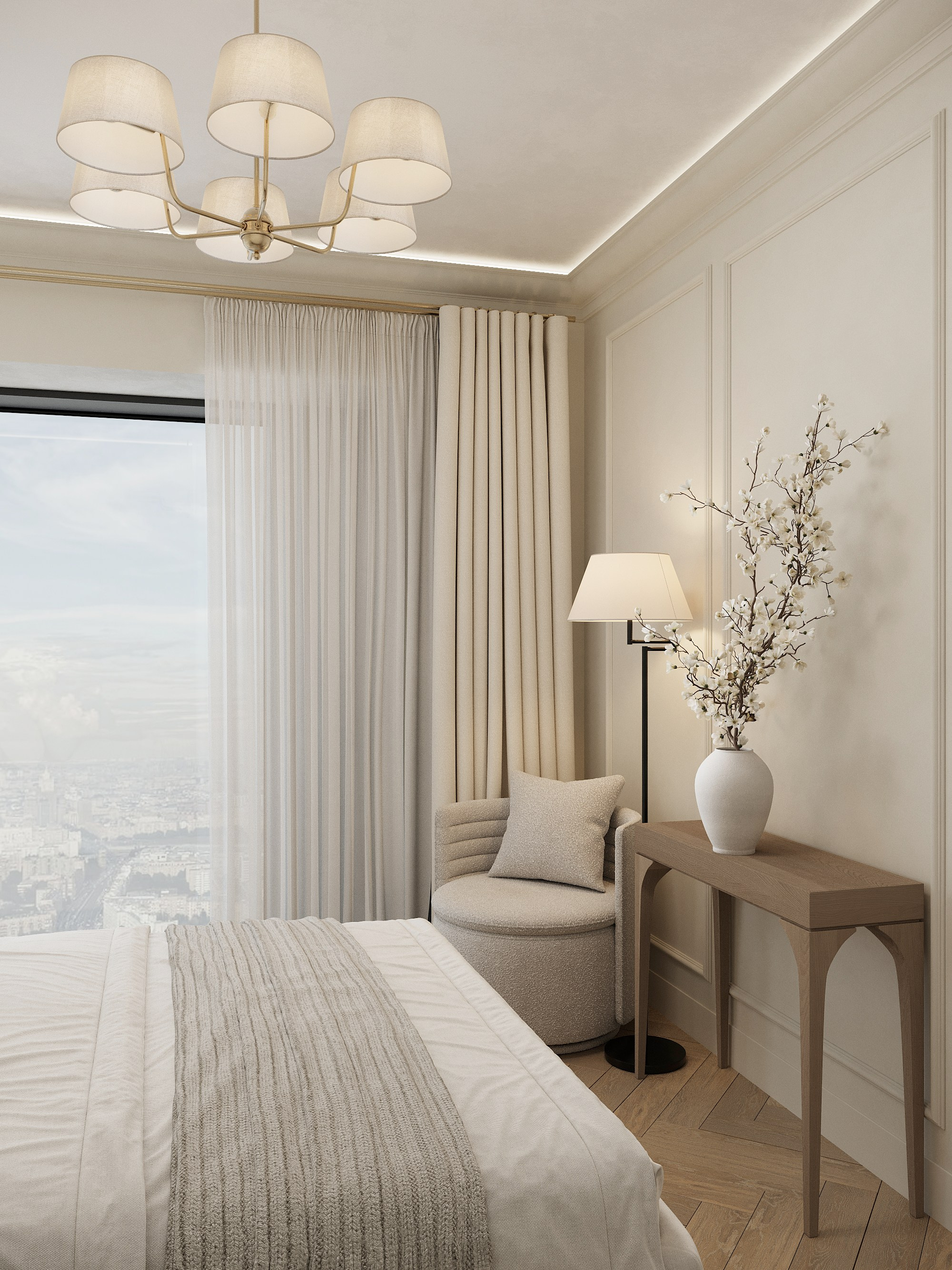 Квартира в ЖК СитиБей. Архитектурные интерьеры