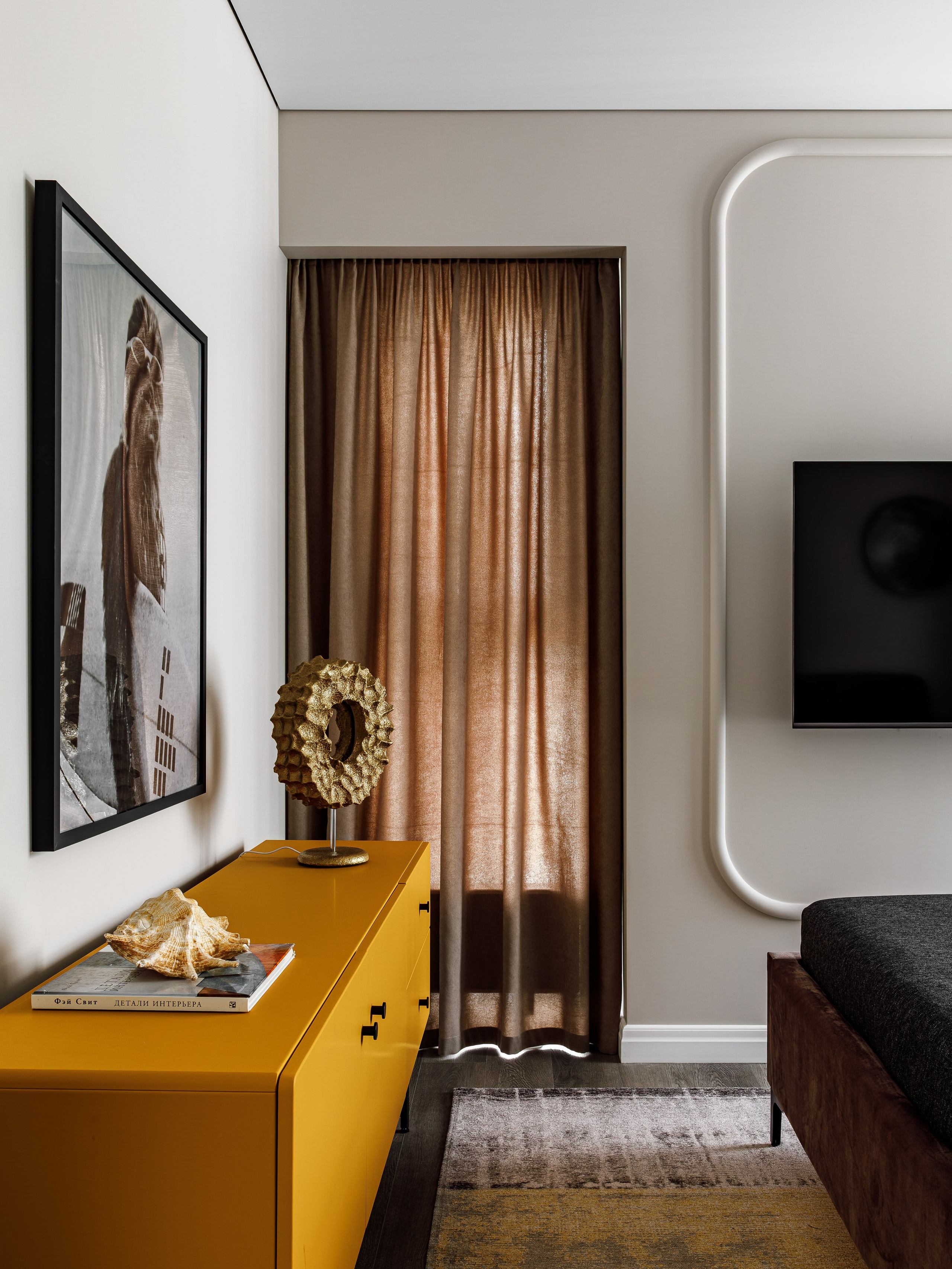 Дизайн: Анна Сычева. Квартира в ЖК Сочи парк. Интерьерный фотограф Москва