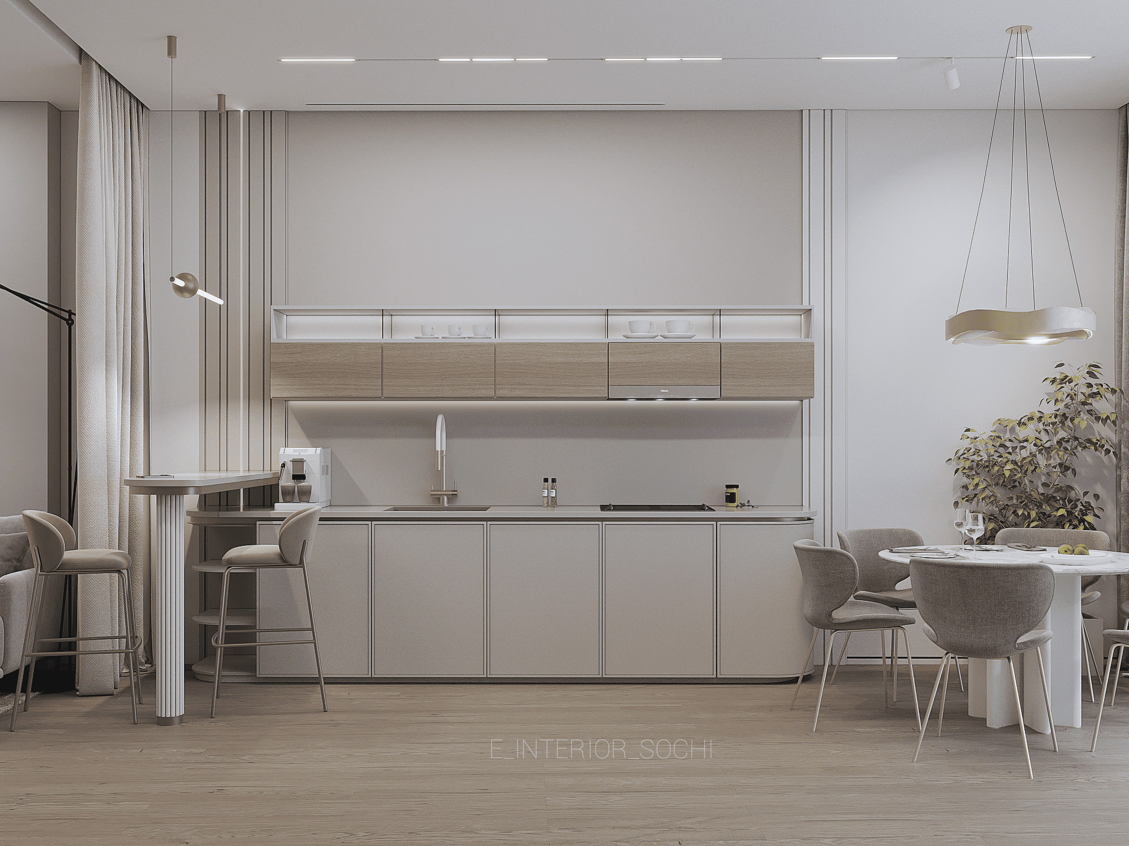 PINA_COLADA. Дизайн интерьера Евгения Тисленко