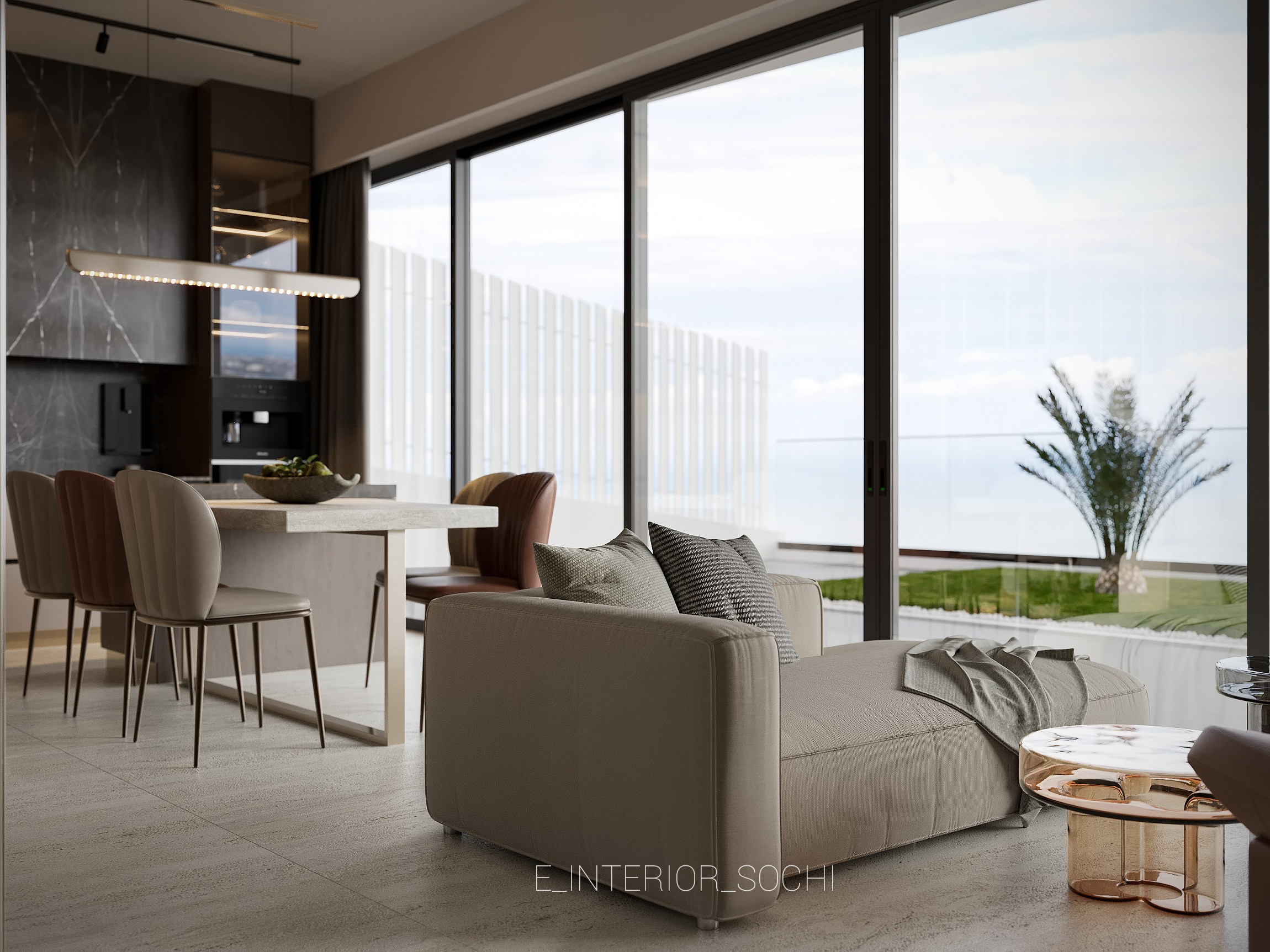 WINGSKY-STONEWOOD. Дизайн интерьера Евгения Тисленко