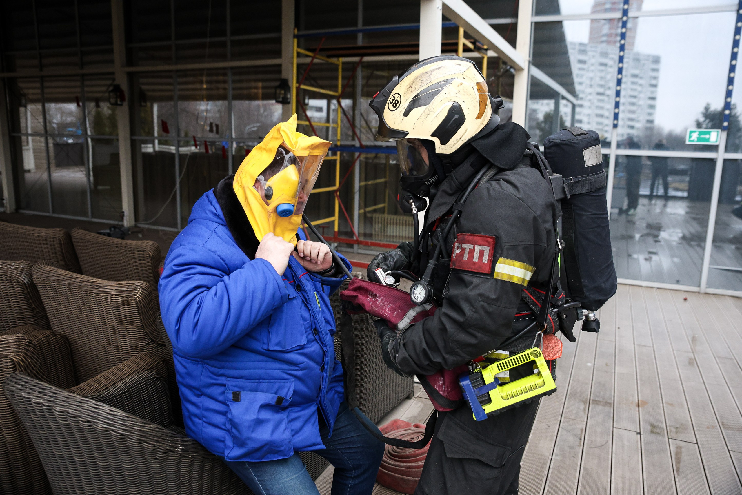Тренировка МЧС. Фотограф Иван Косарев
