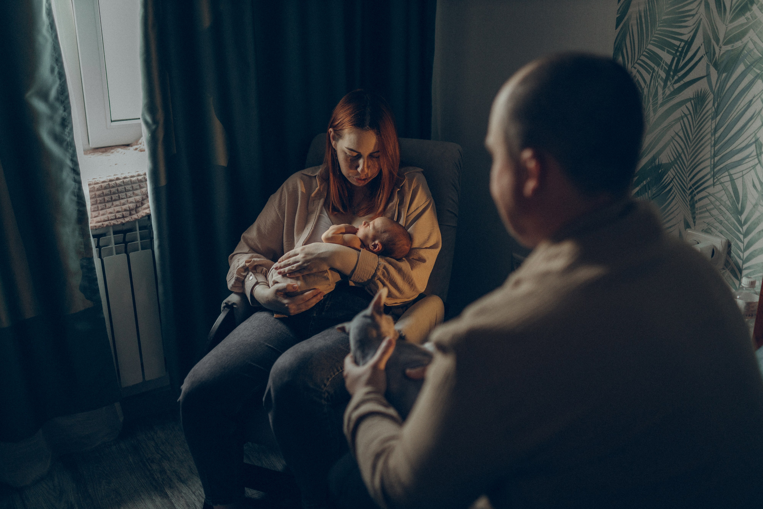 Света, Женя, Кирилл и Мышка. Семейный фотограф и фотограф на роды в Ростове-на-Дону Мухина Виктория