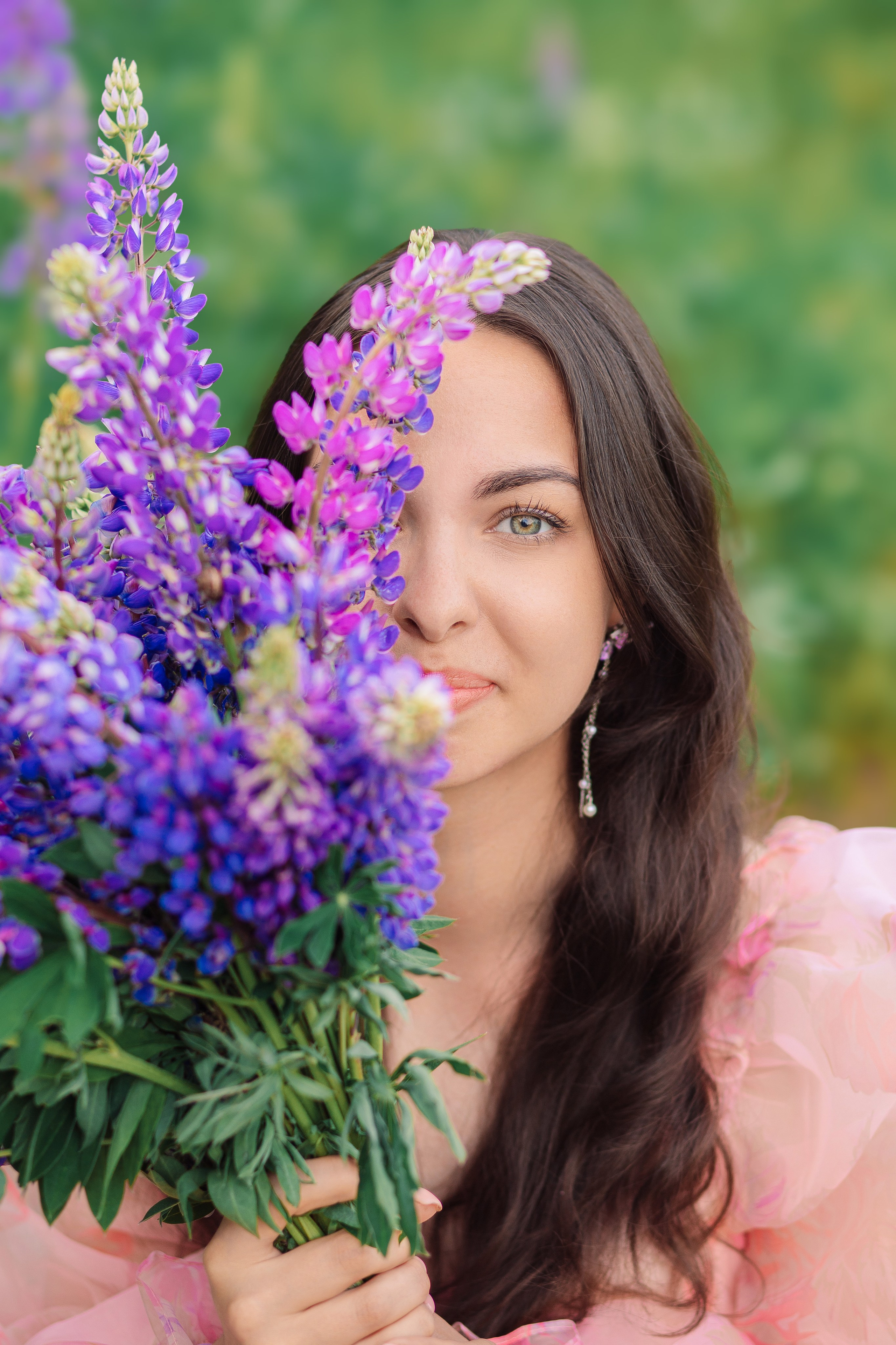 Индивидуальная фотосессия в люпинах. Фотограф в Санкт-Петербурге, Анна Скворцова
