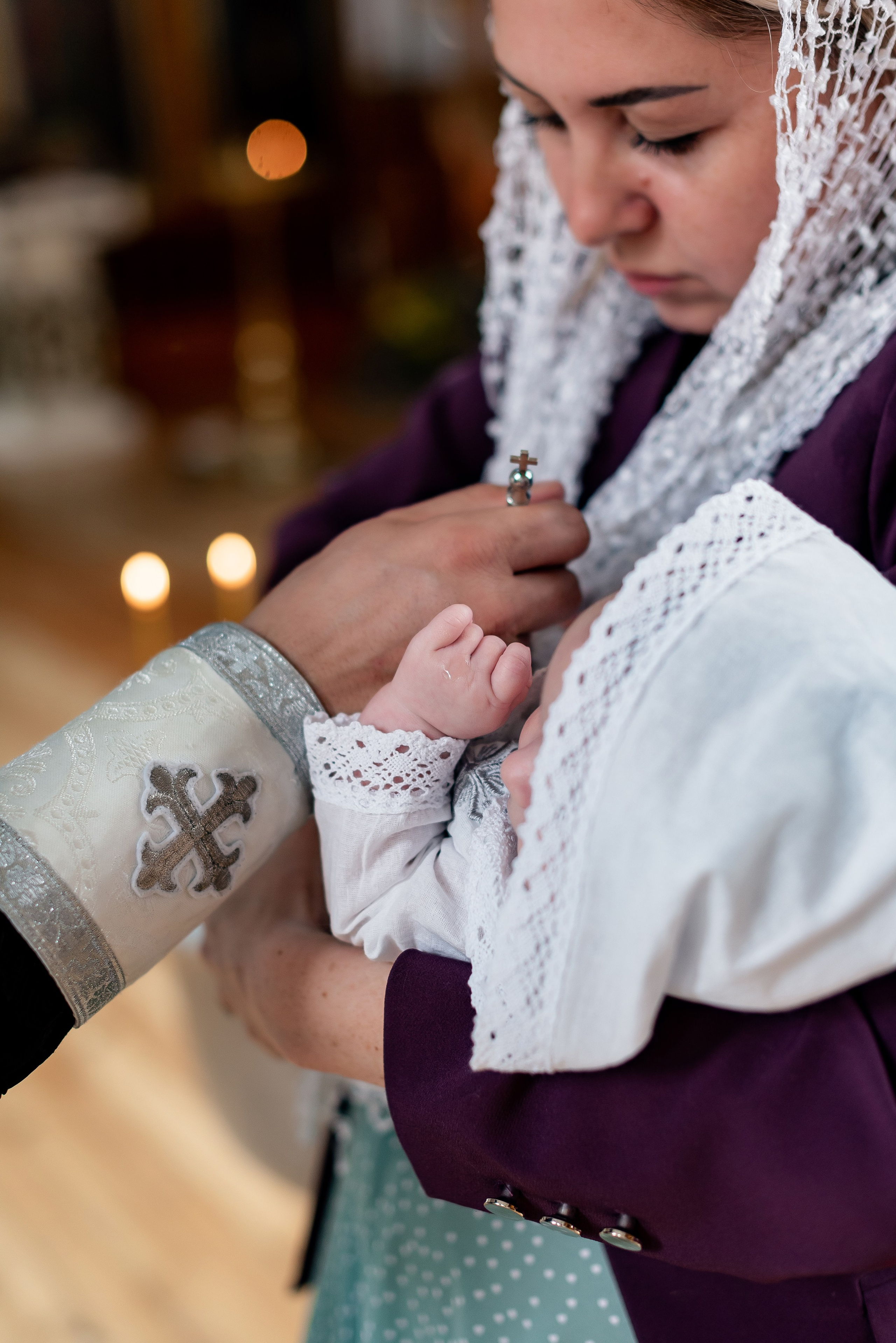 Крещение Ксении. Фотограф Татьяна Иванчикова