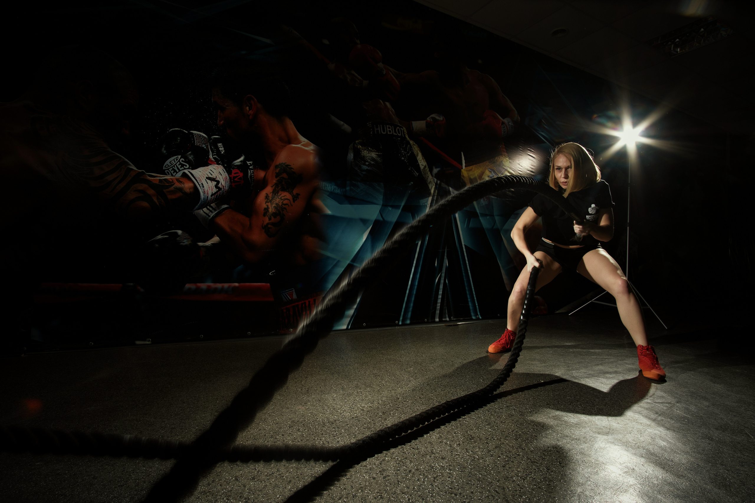 Фотосессия в школе бокса Крепость