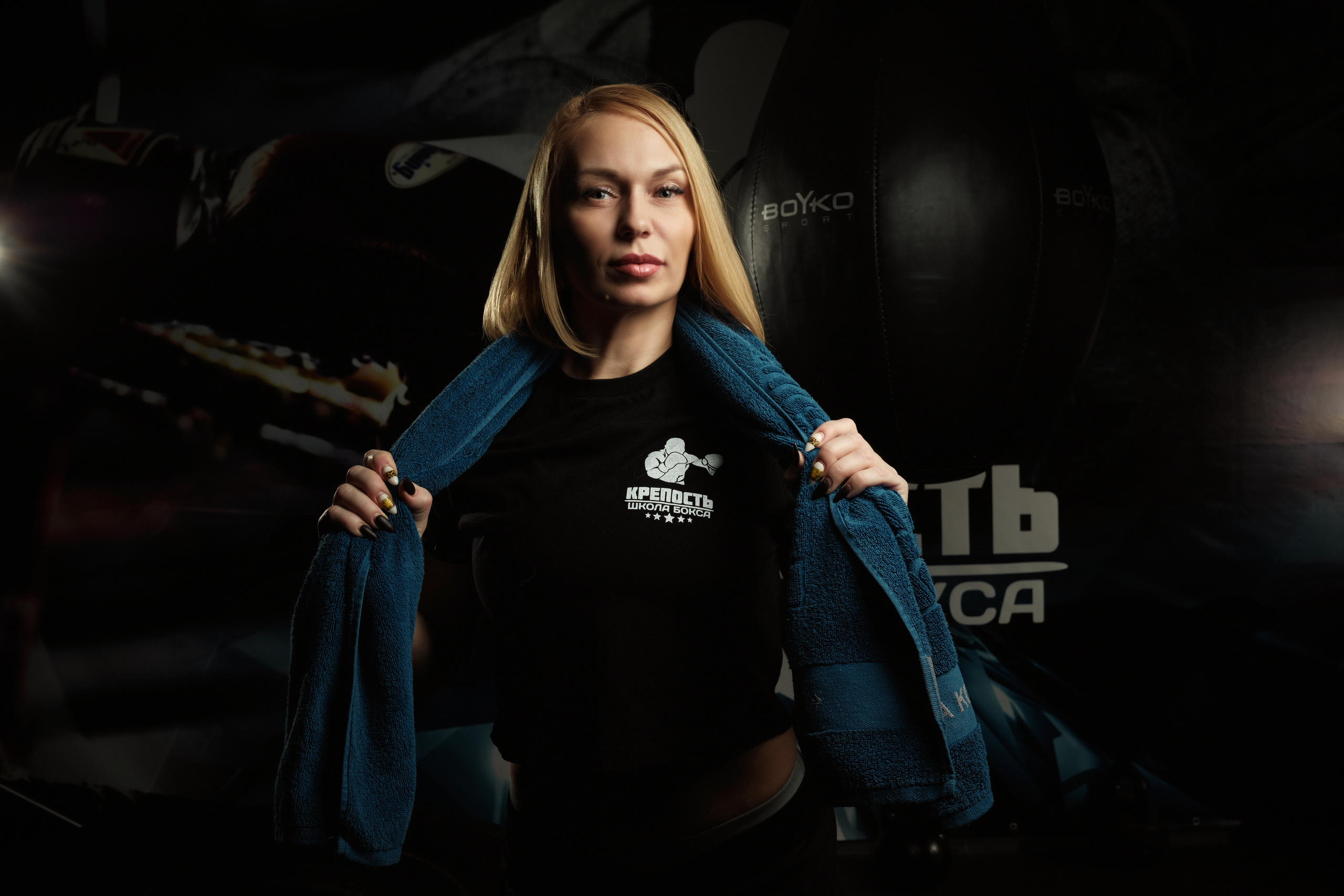 Фотосессия в школе бокса Крепость