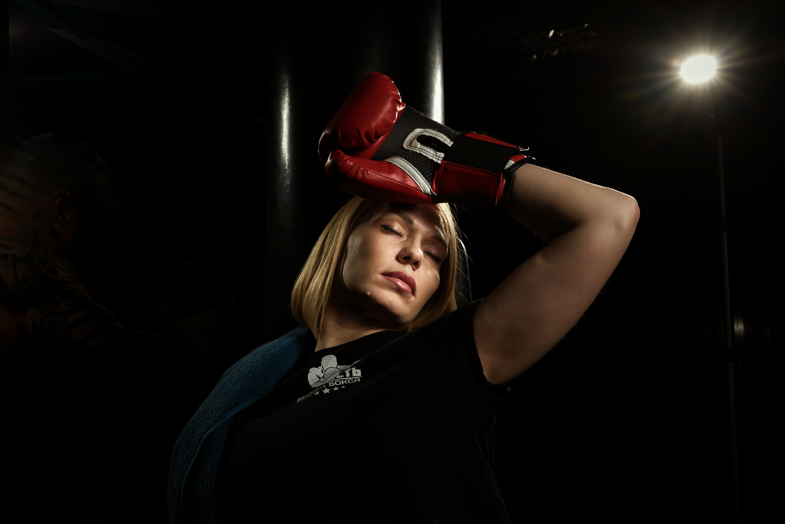 Фотосессия в школе бокса Крепость