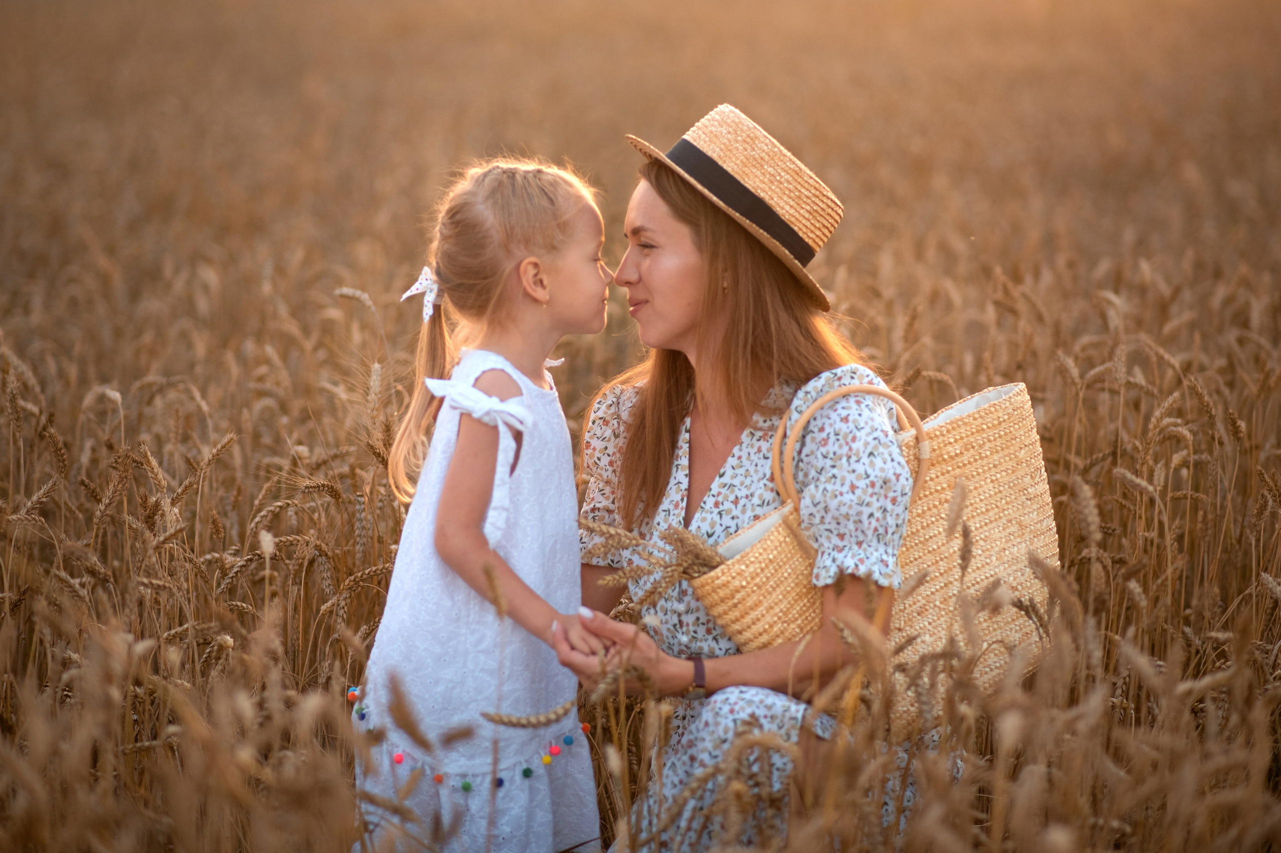 Семейная фотосессия в пшеничном поле. Семейный и детский фотограф в Туле Светлана Воронкова