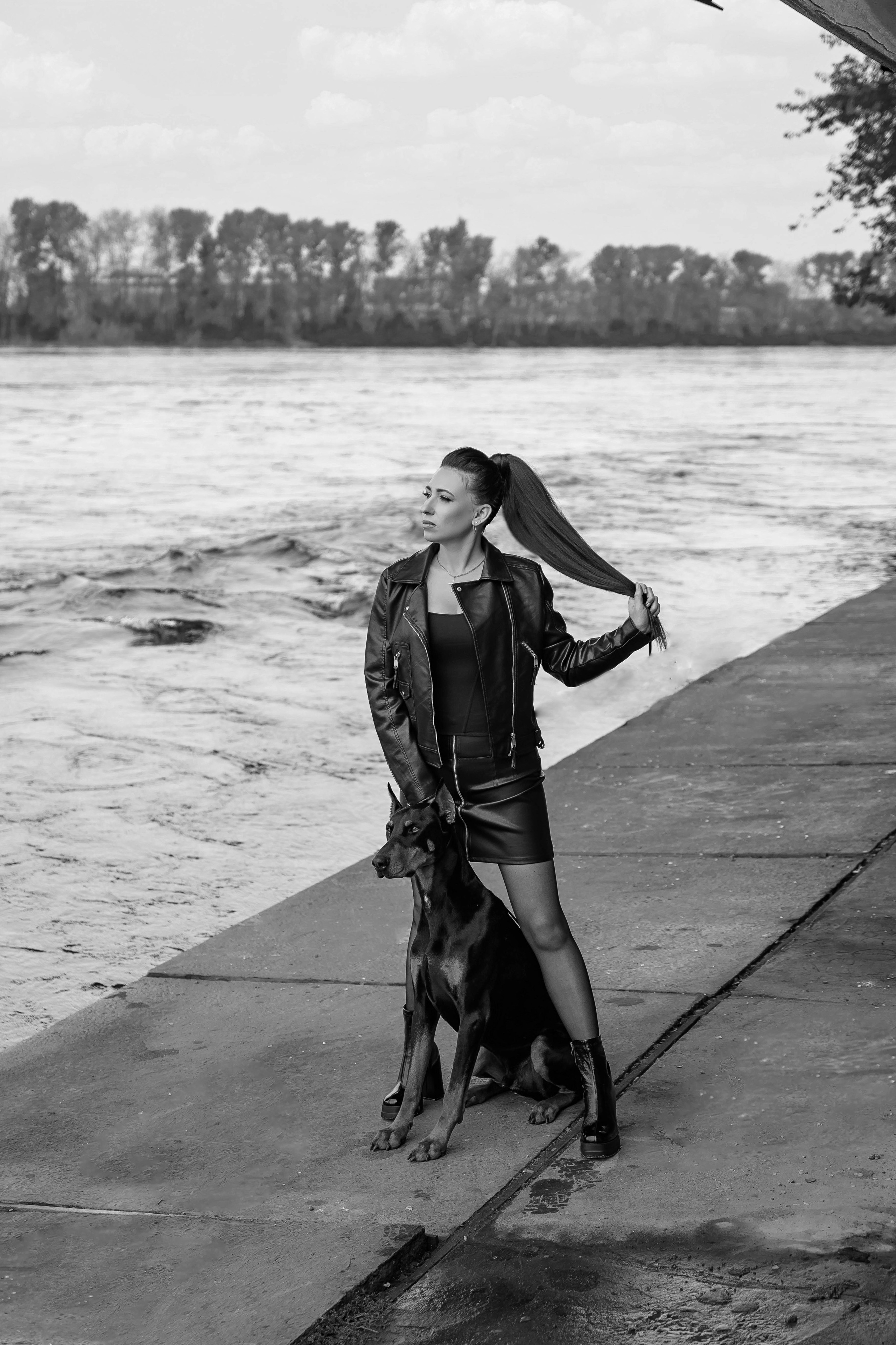 С доберманом. Рыжий Фотограф Иркутск