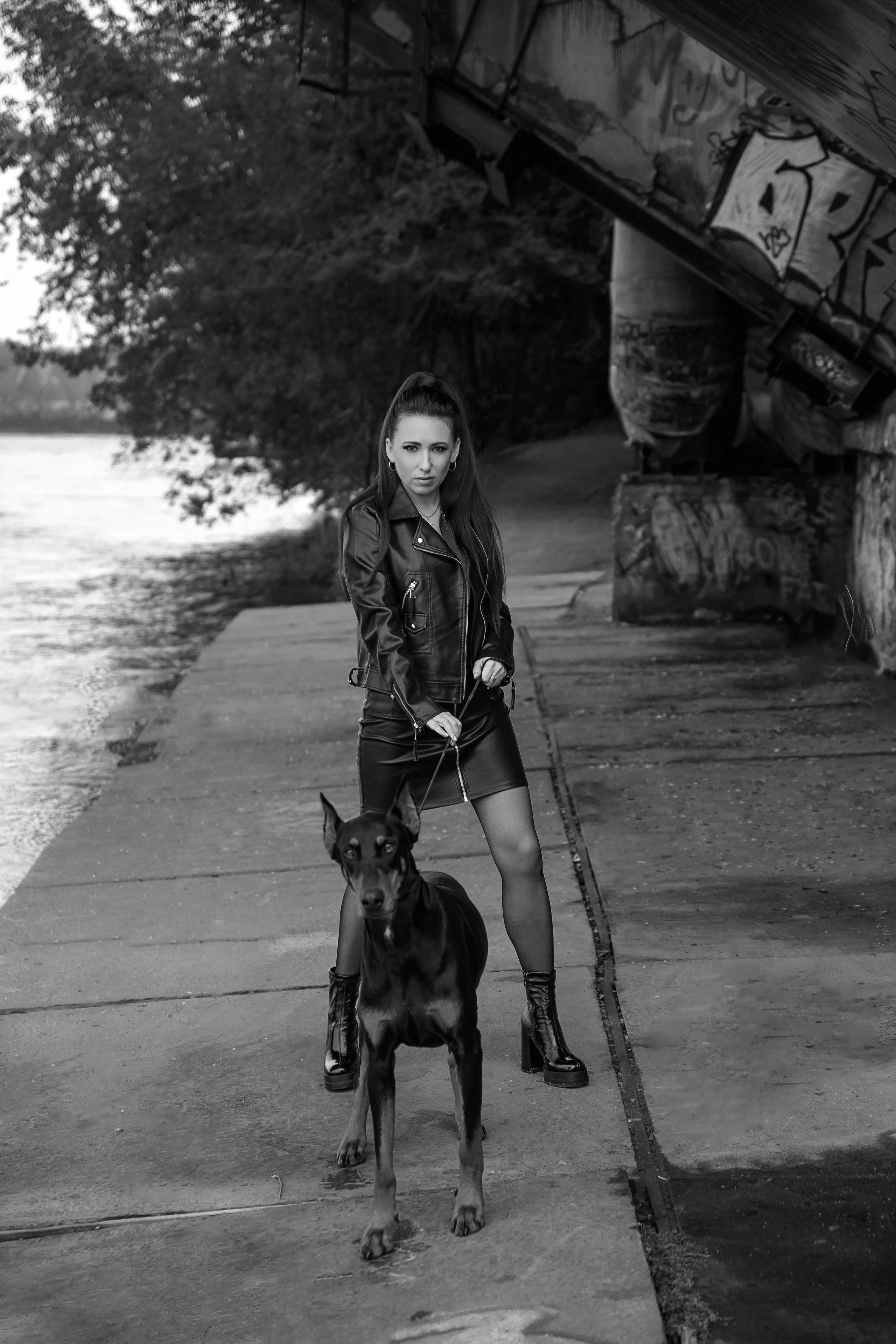 С доберманом. Рыжий Фотограф Иркутск