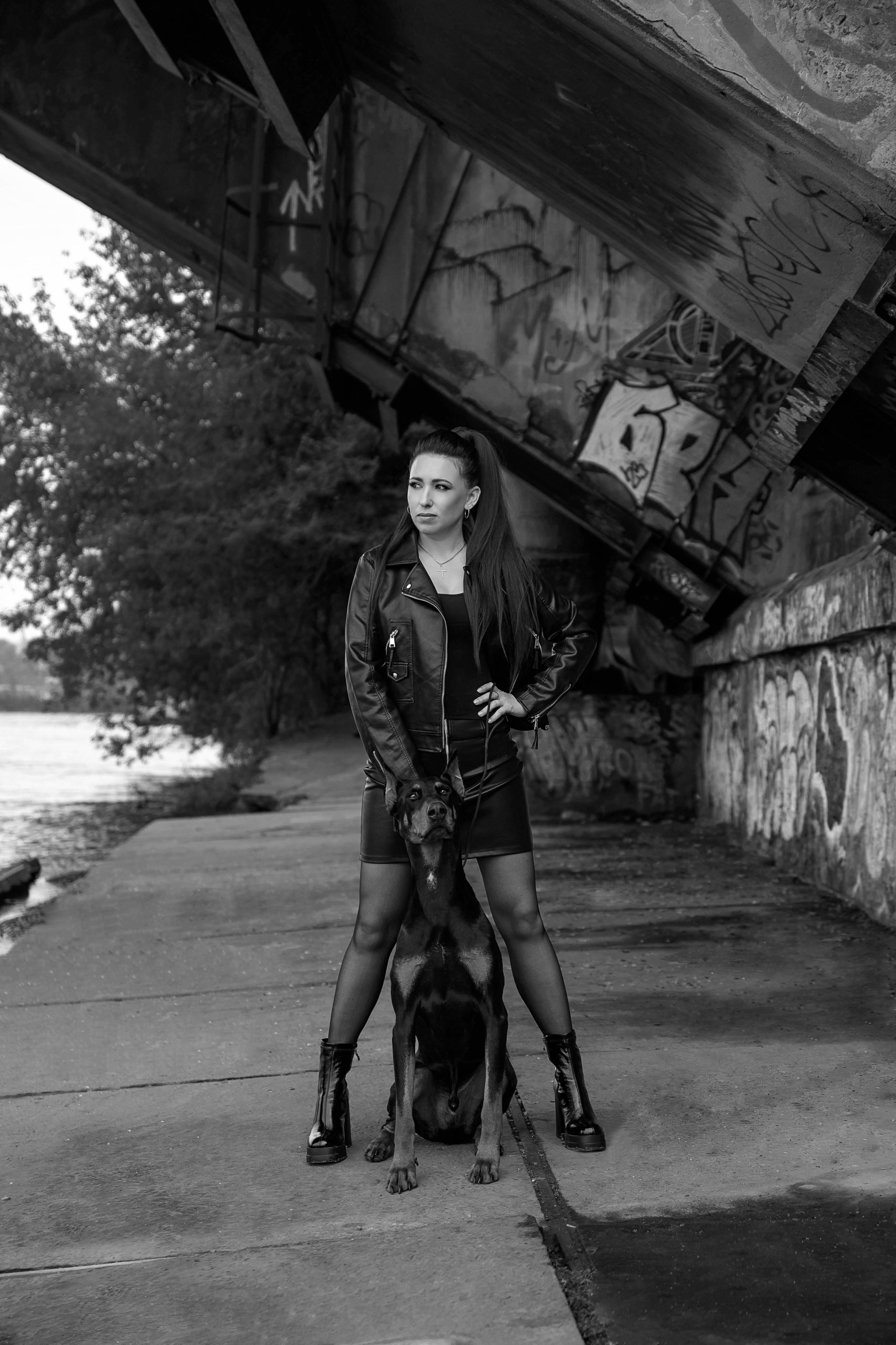 С доберманом. Рыжий Фотограф Иркутск