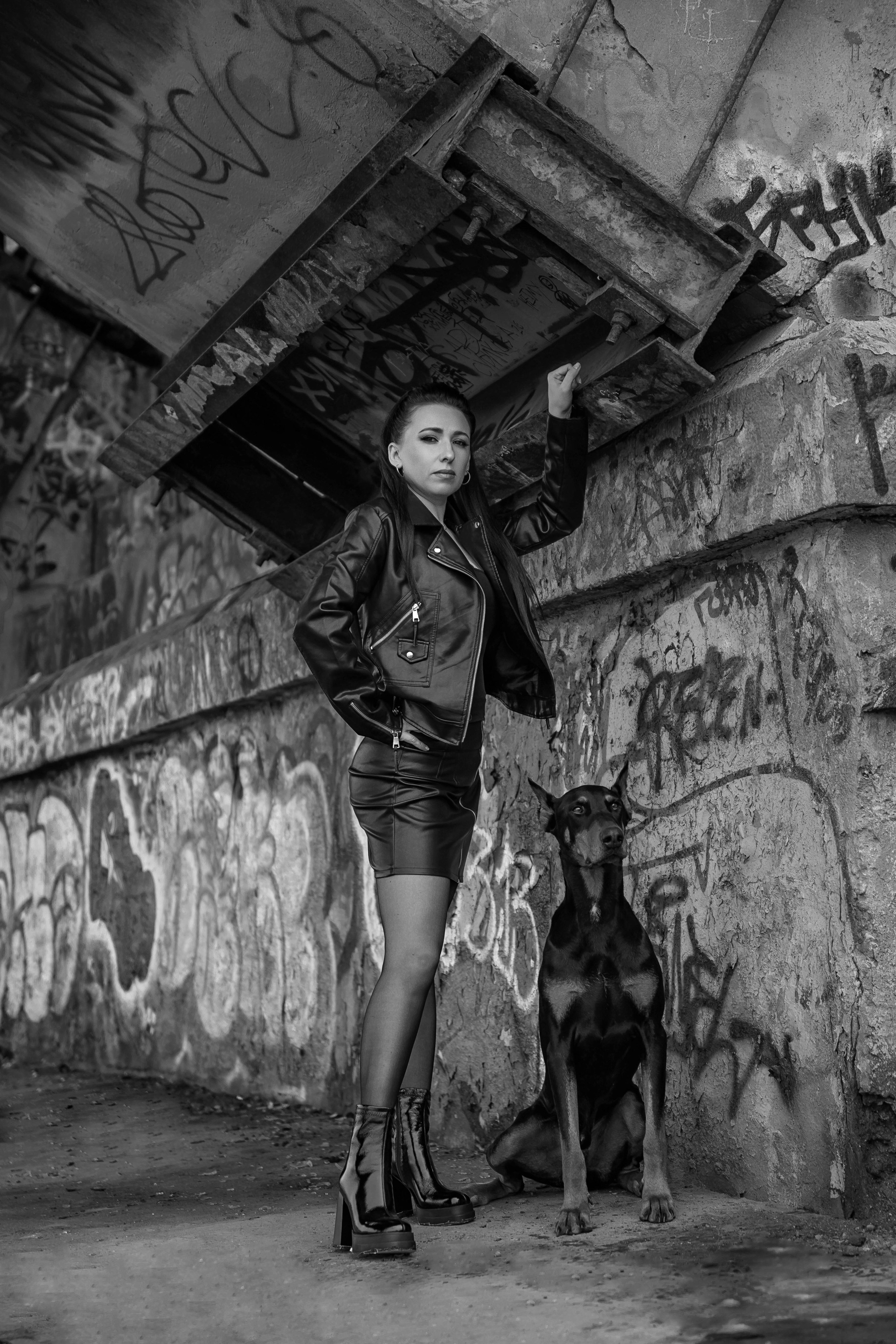 С доберманом. Рыжий Фотограф Иркутск