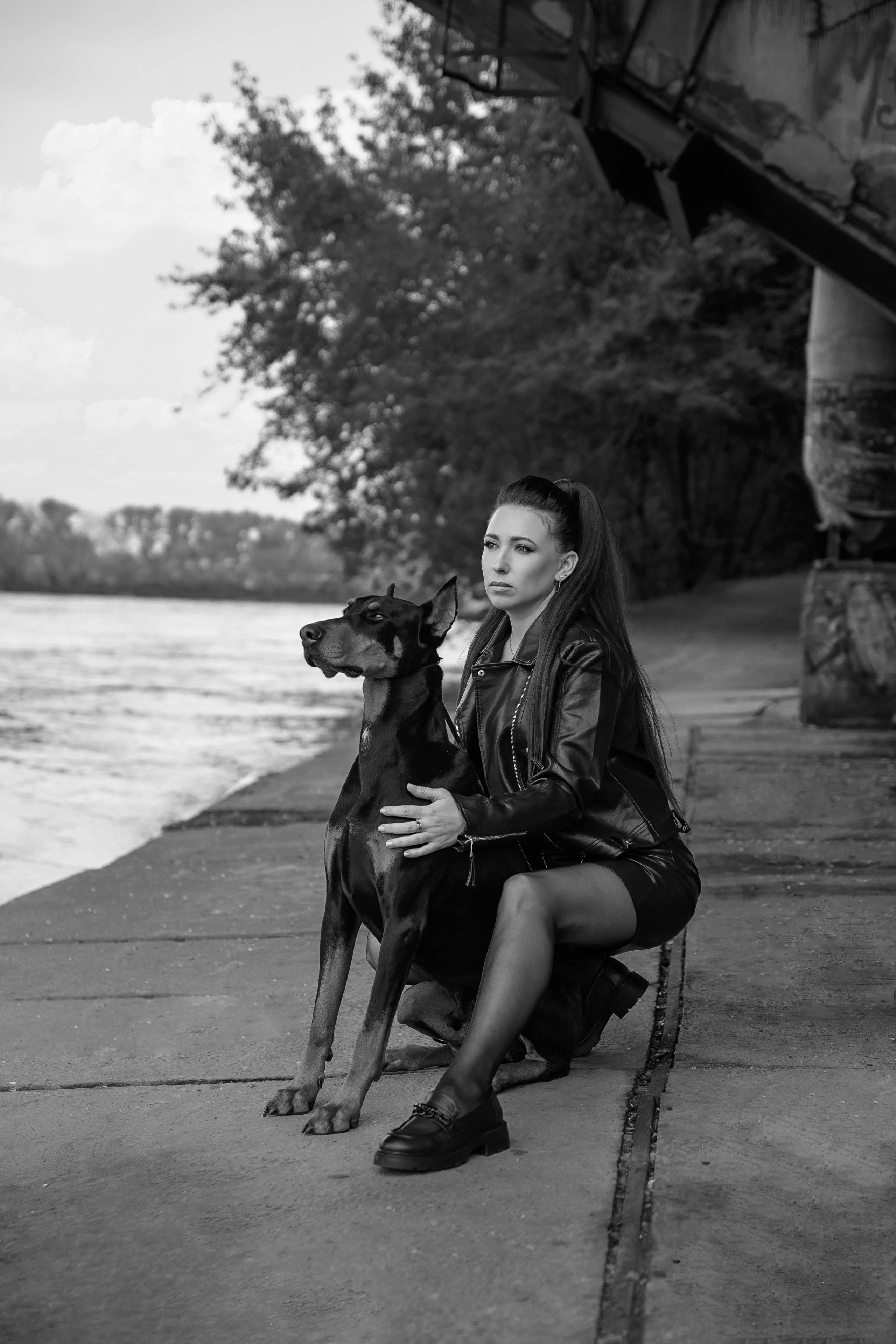 С доберманом. Рыжий Фотограф Иркутск