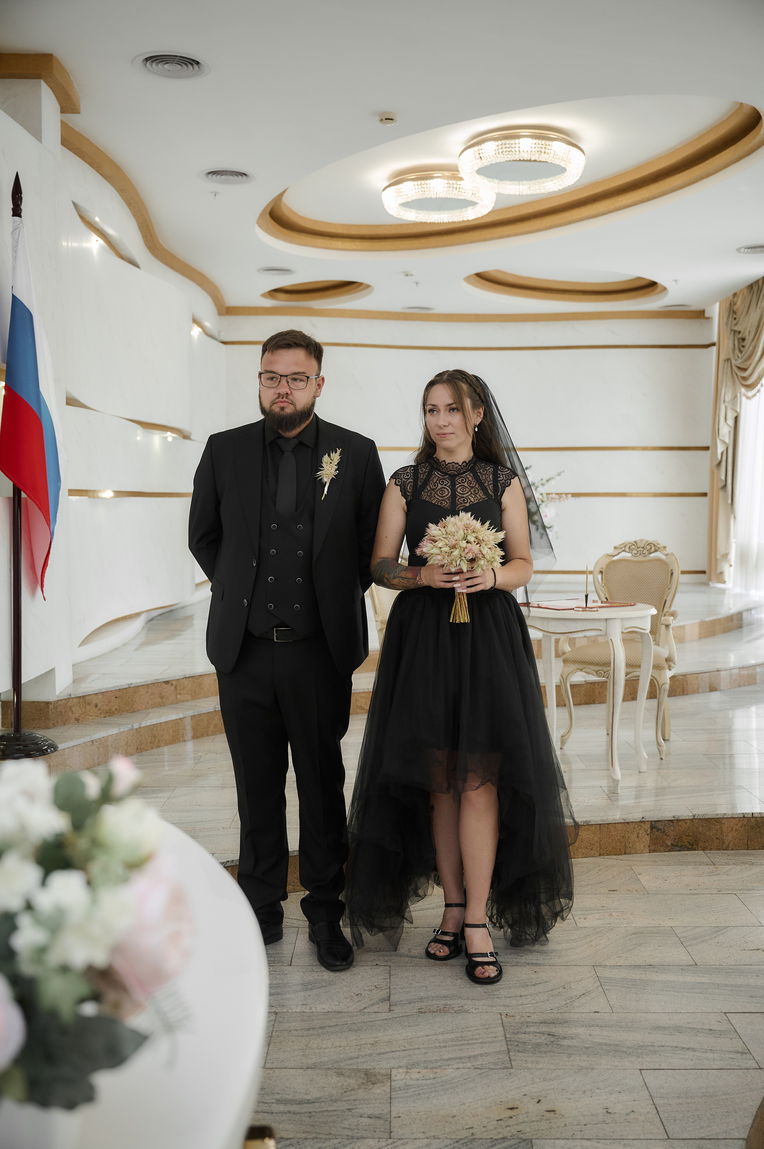 Свадебная фотосессия в Туле в черном. Свадебный фотограф в Туле Никита Беляев