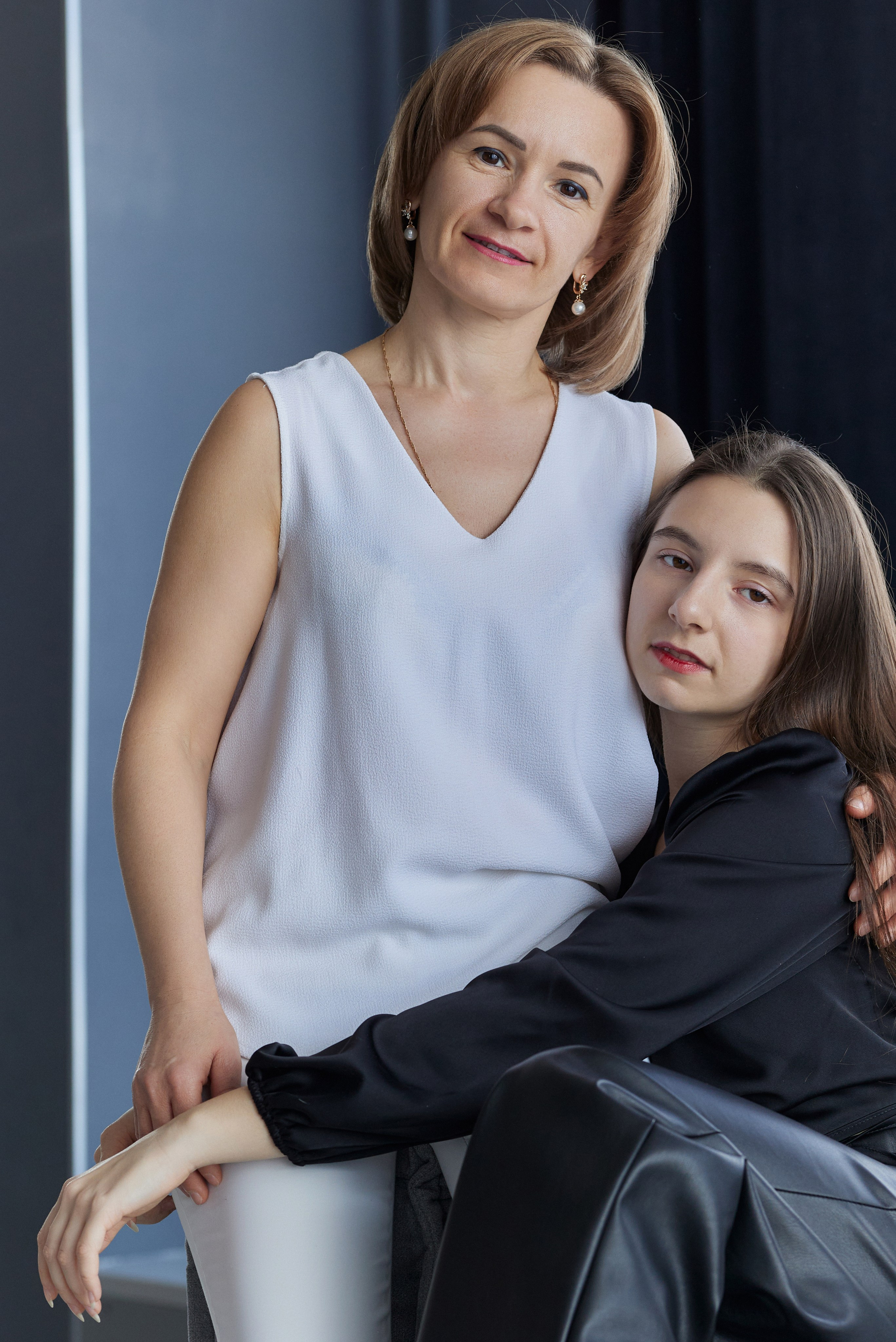 Настя и мама Елена