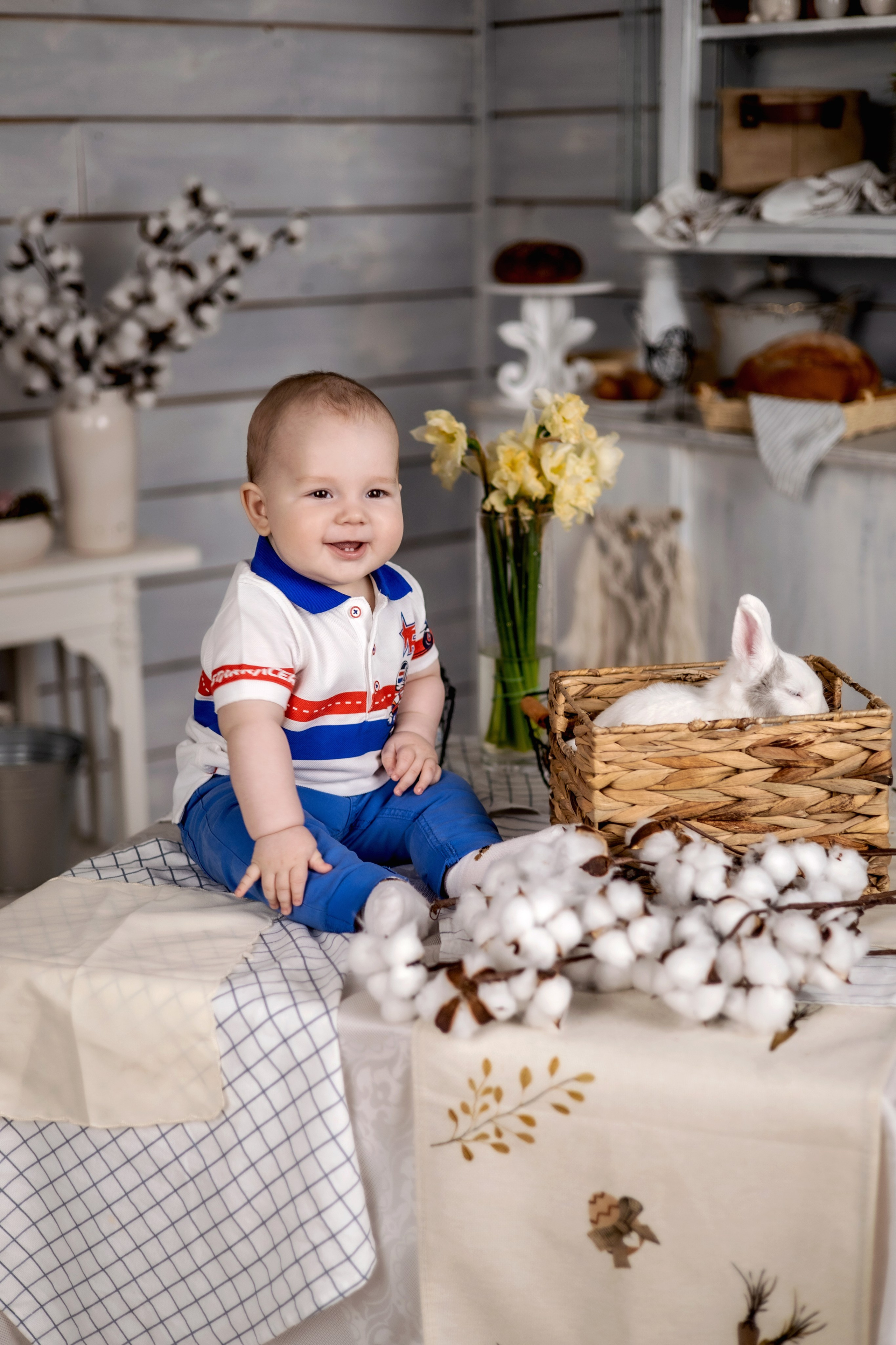 Пасхальный детский фотопроект 2024. Фотограф Надежда Лукьянова