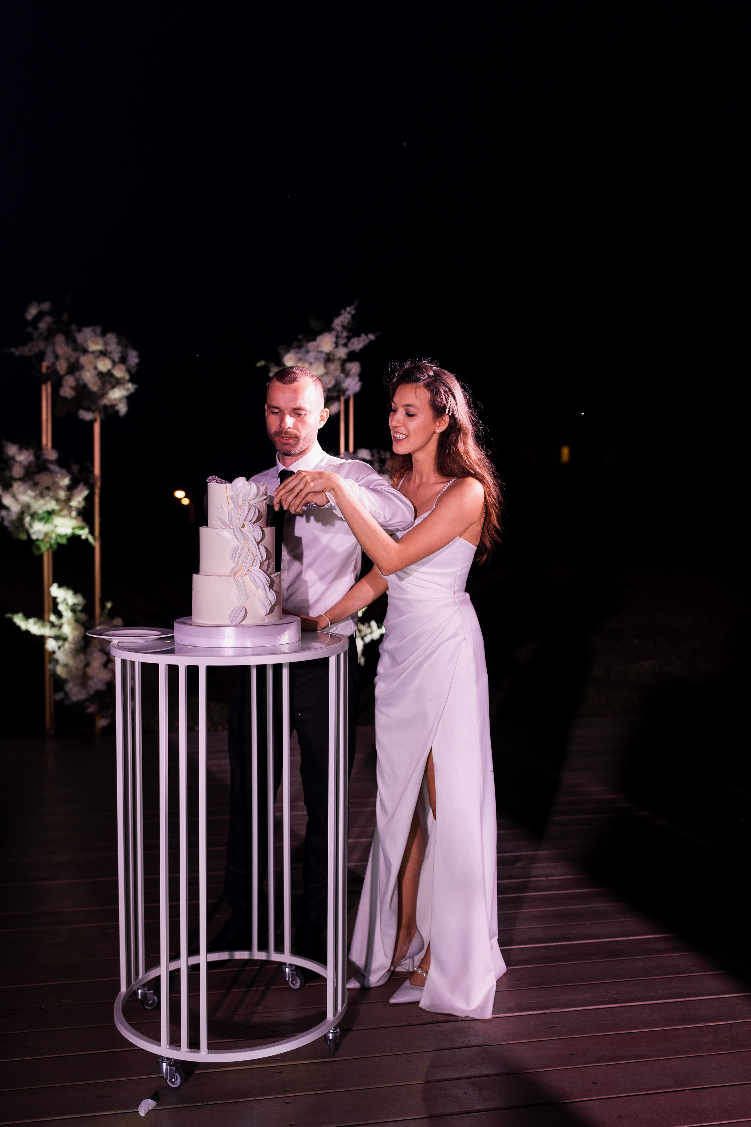 Световое оформление Villa Берег. DDrental прокатная компания Нижний Новгород