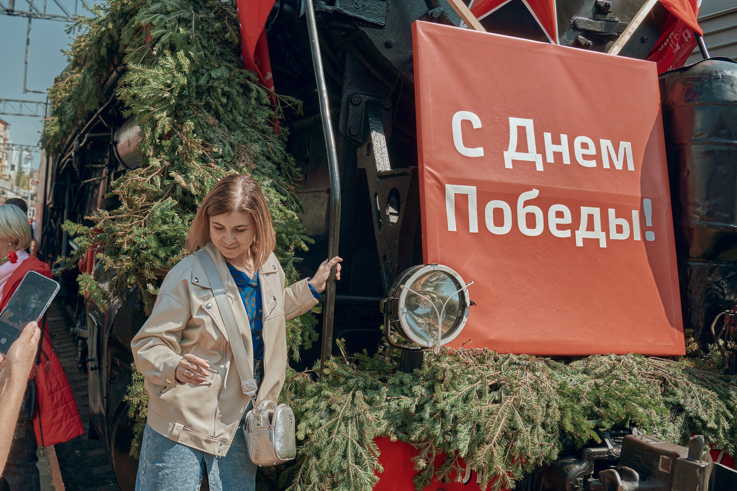 Поезд Победы!. Фотограф во Владивостоке