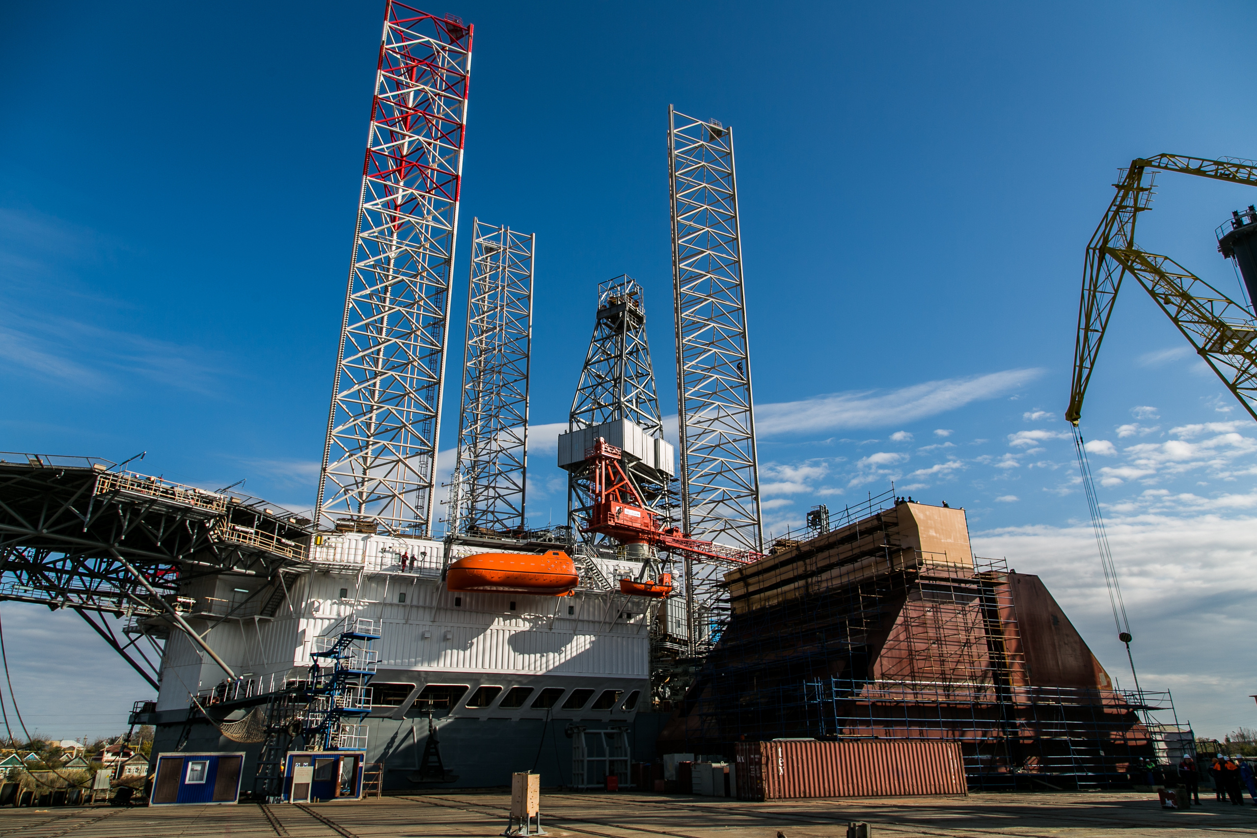 Визит В.Алекперова на CCP "Красные Баррикады". Фотограф в Астрахани