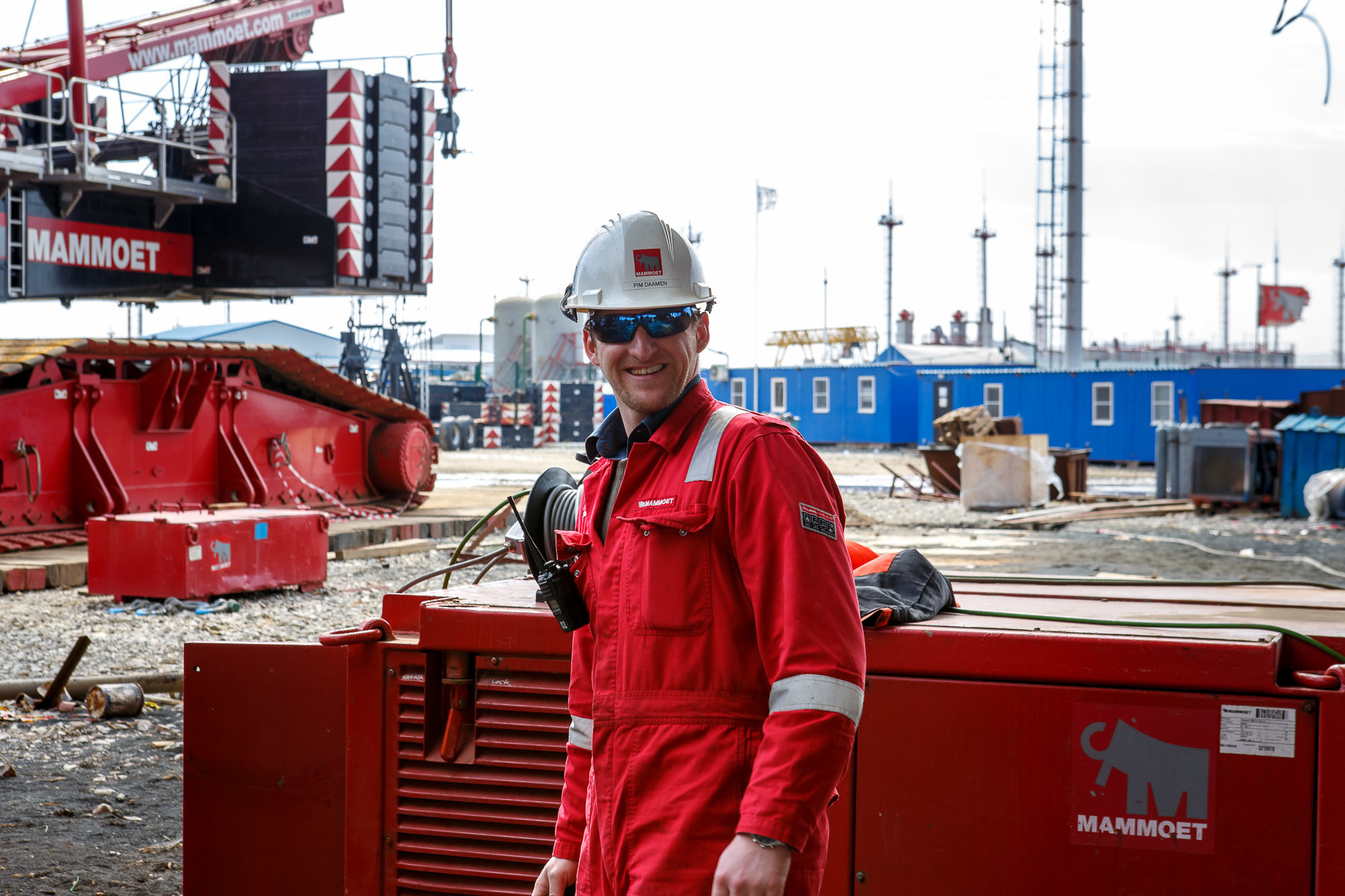 Mammoet подъем верхнего строения. Фотограф в Астрахани