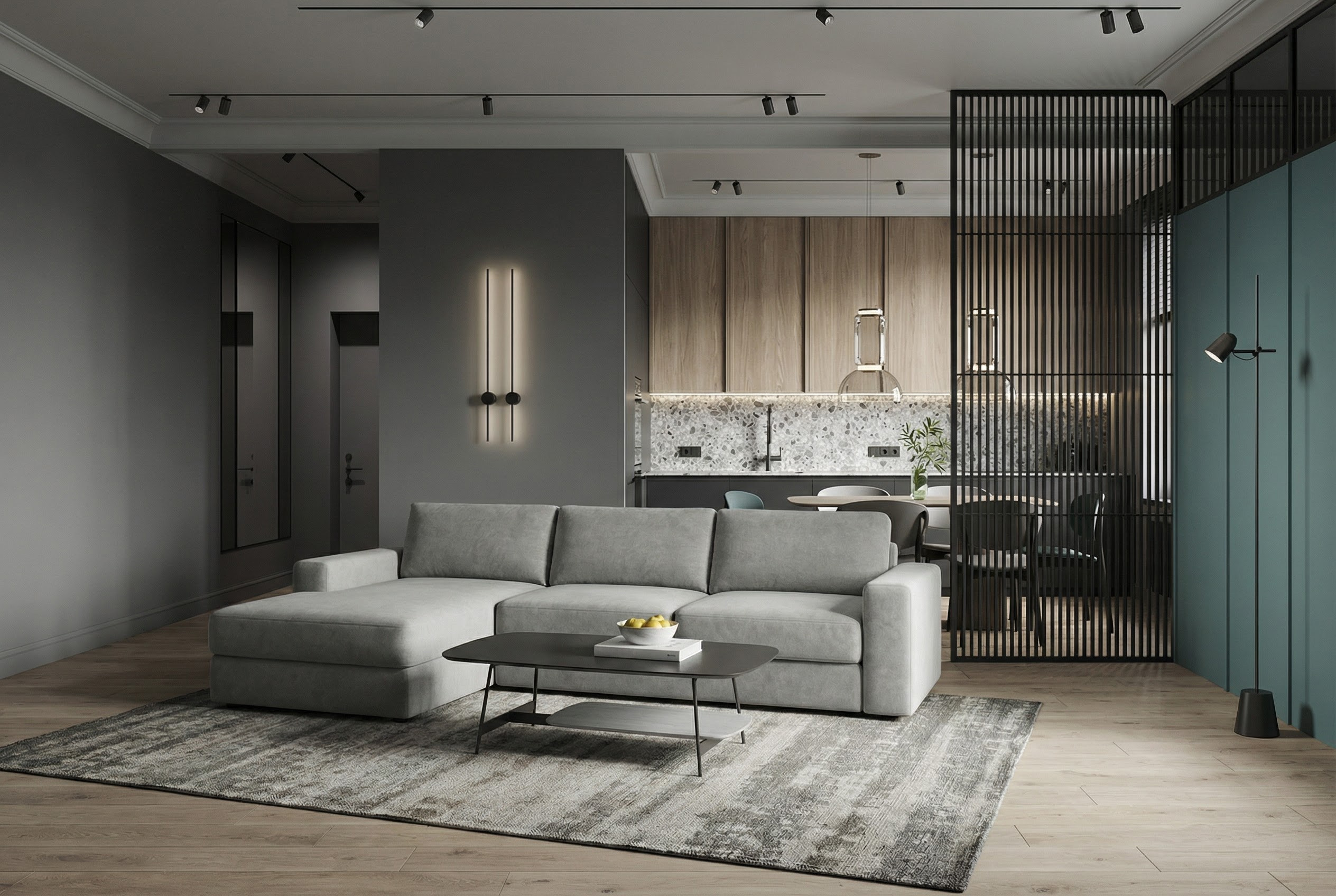 интерьер  визуализация с помощью ИИ