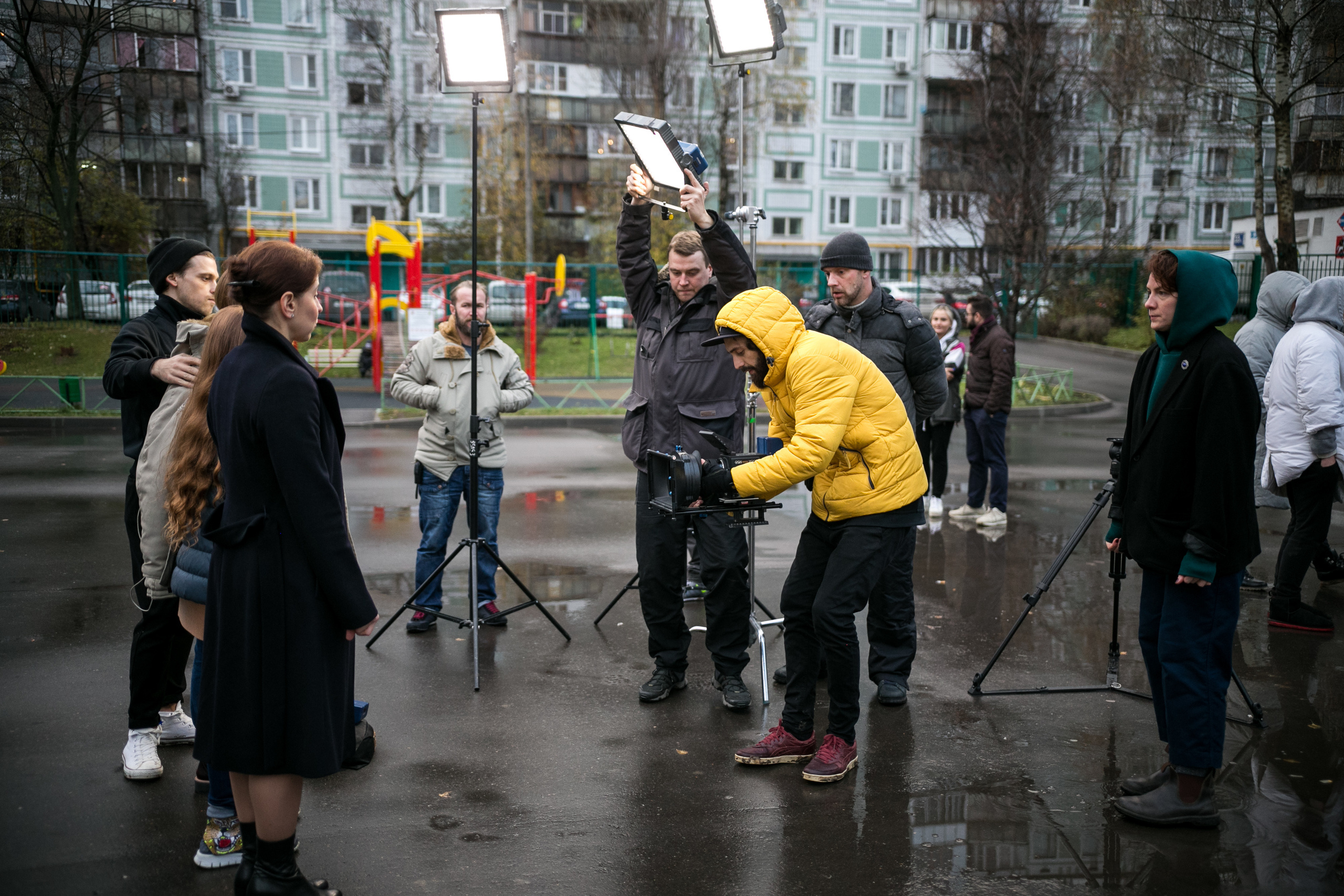 Ю.Савичева. Бэк съемки клипа. Свадебный фотограф в Москве Влад Бойцов