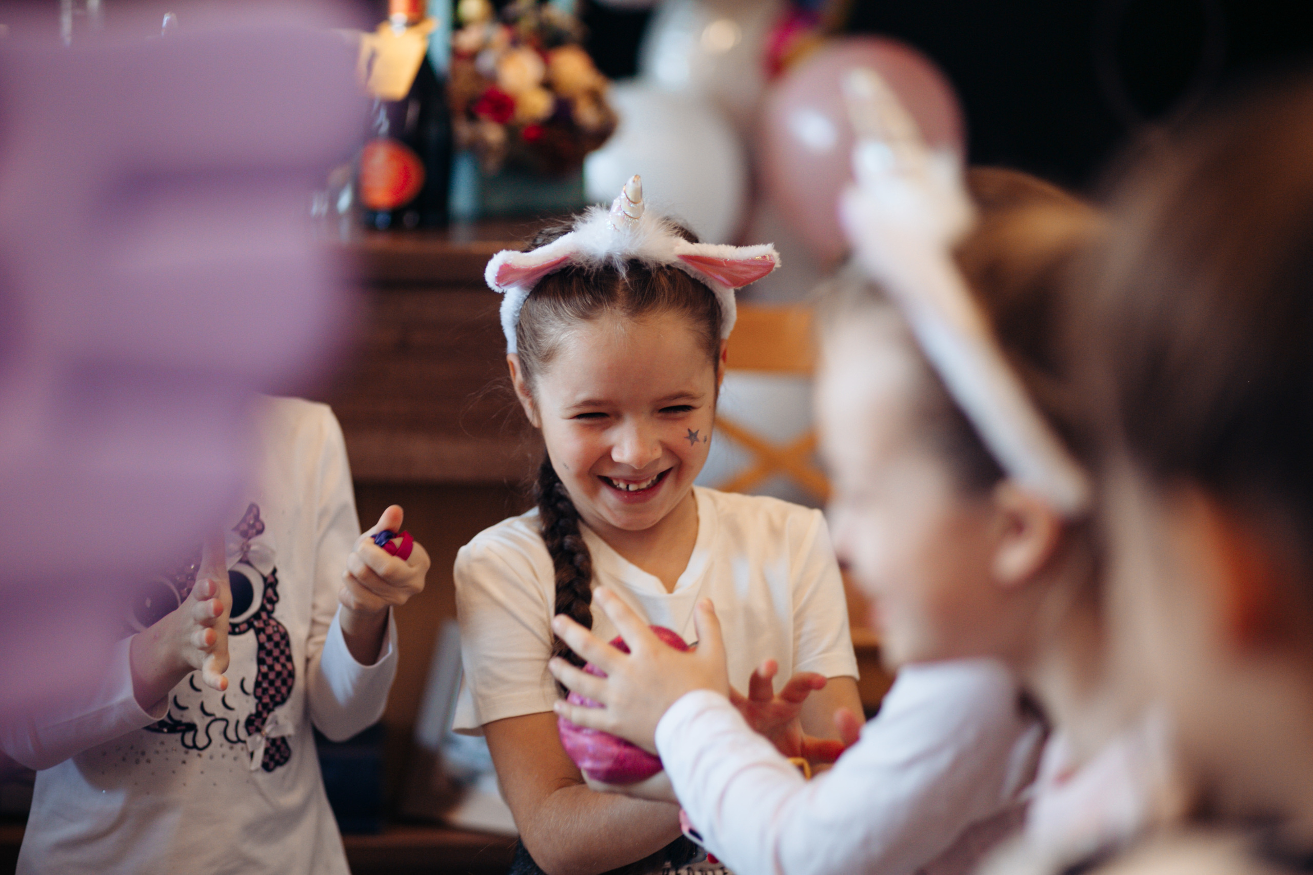 The kitchen studio of Y. Vysotskaya. Kids birthday. Photographer Vlad Boytsoff