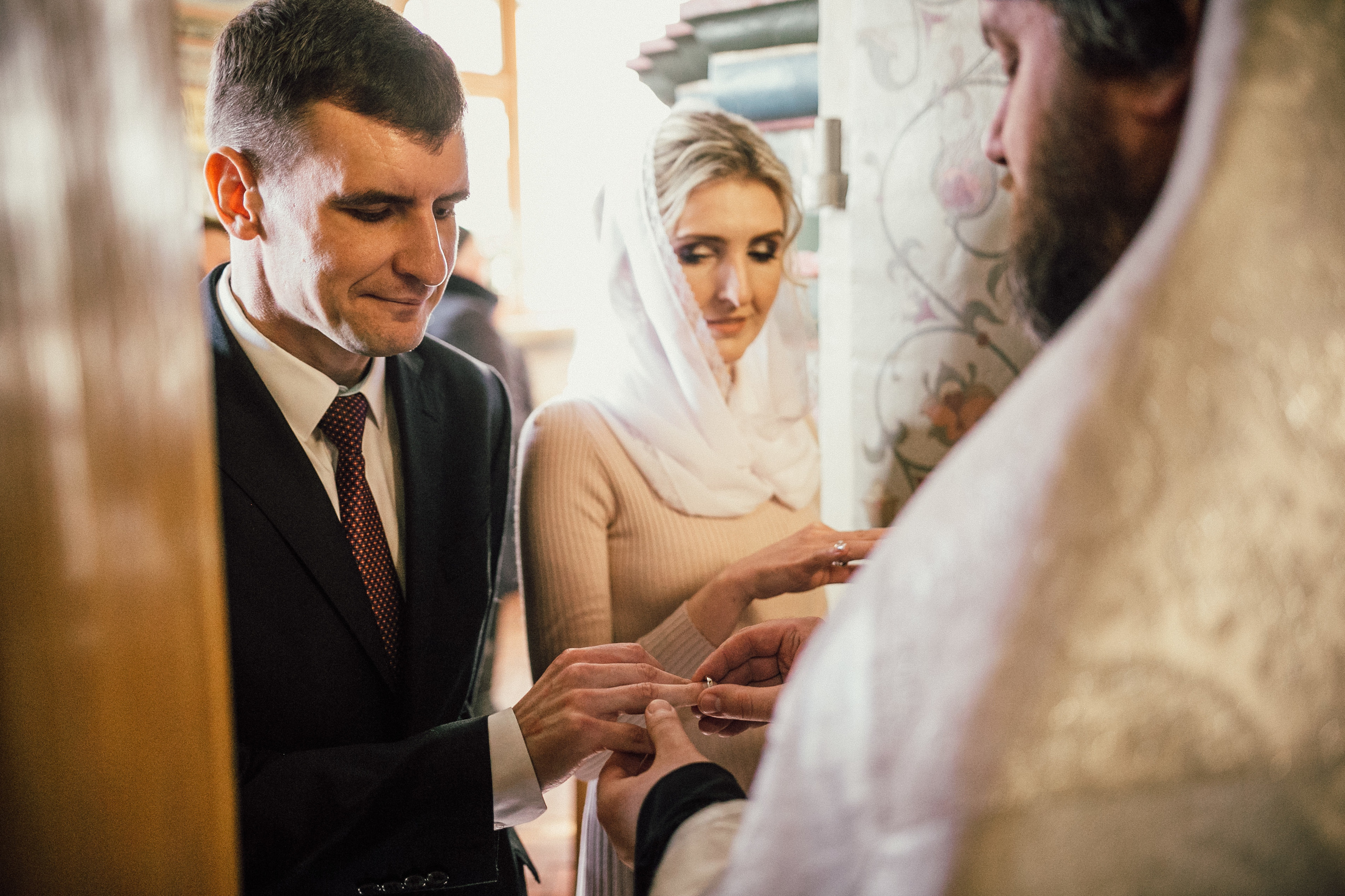 Венчание. Казанский собор на Красной Площади. Свадебный фотограф в Москве Влад Бойцов