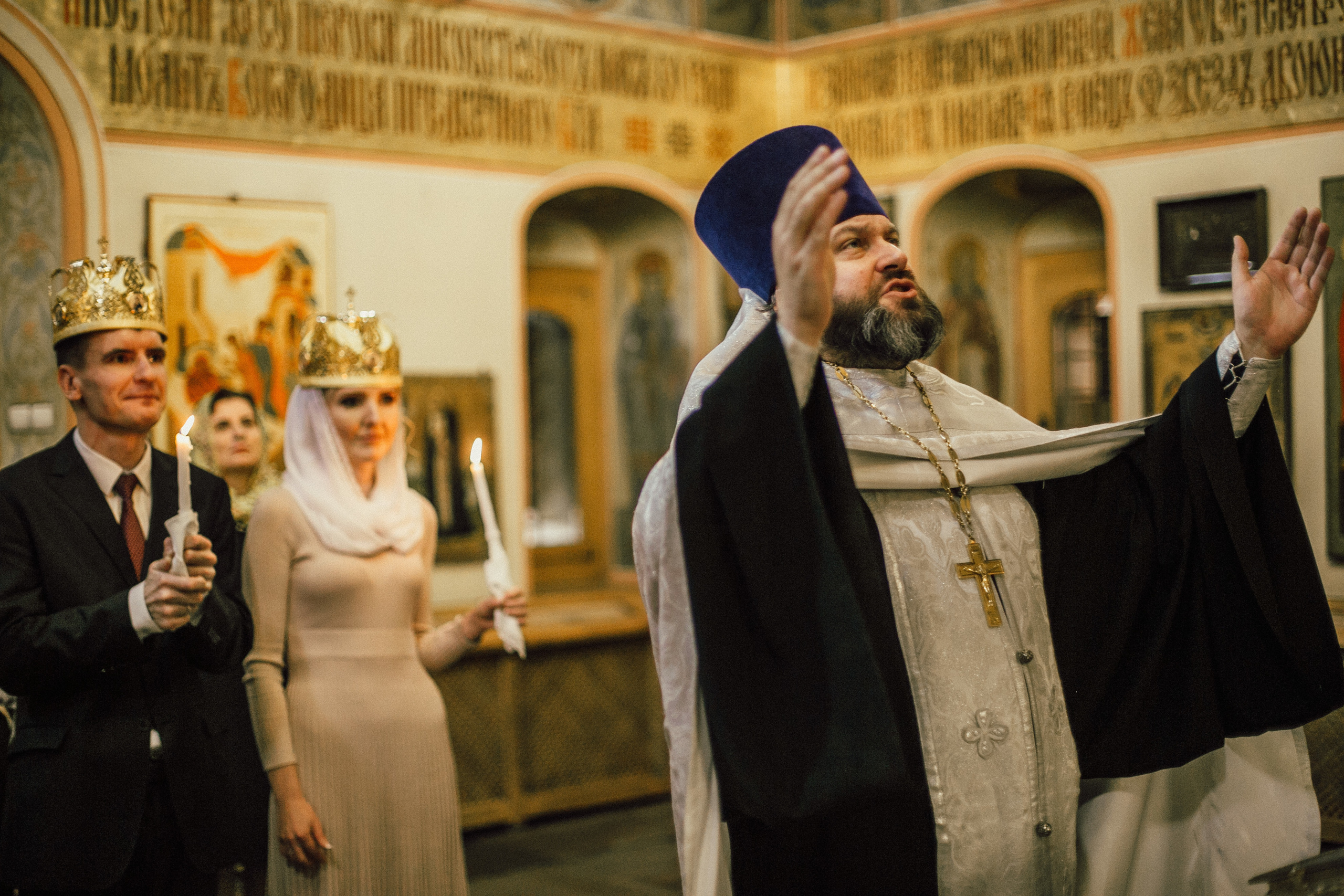 Венчание. Казанский собор на Красной Площади. Свадебный фотограф в Москве Влад Бойцов