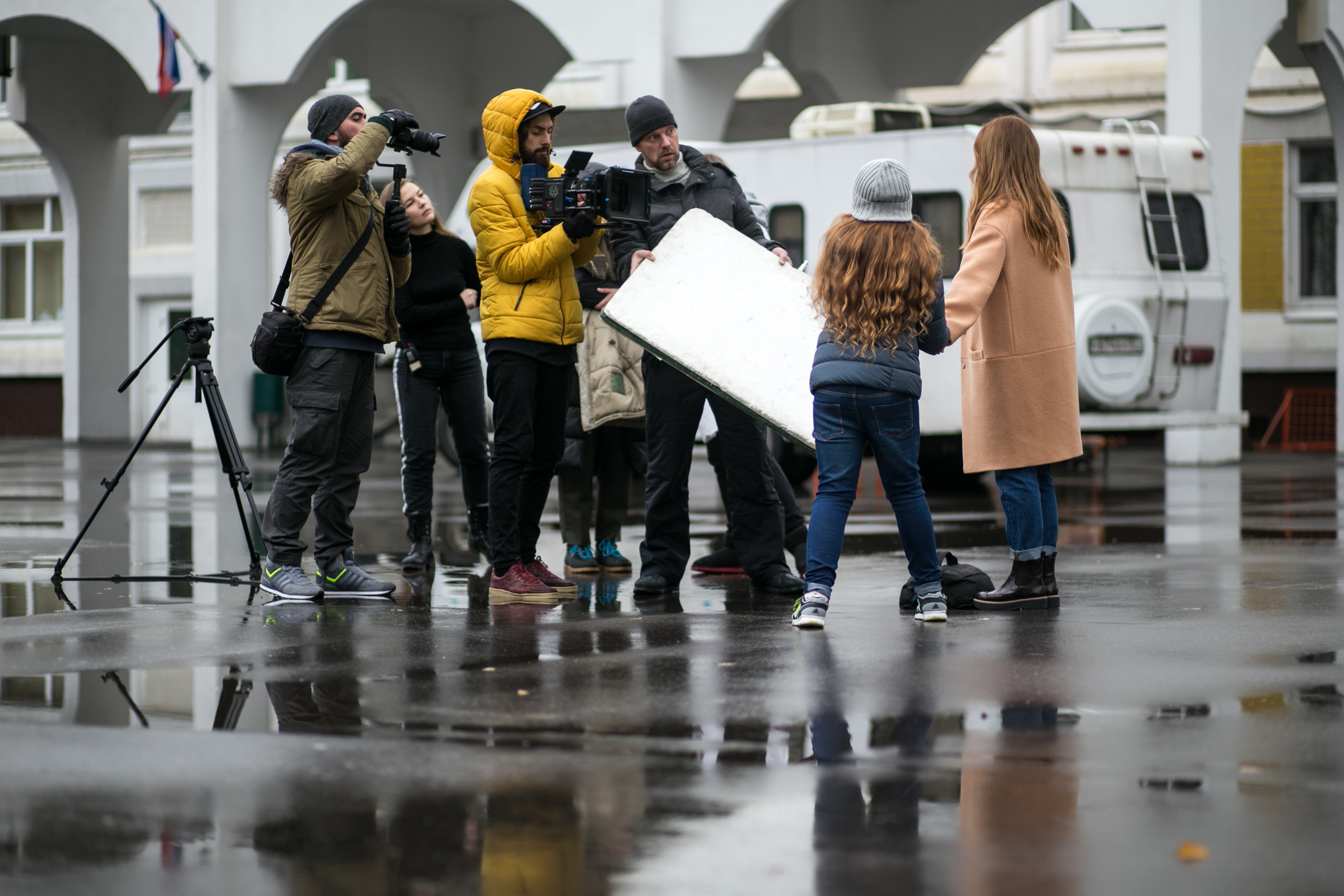 Ю.Савичева. Бэк съемки клипа. Свадебный фотограф в Москве Влад Бойцов