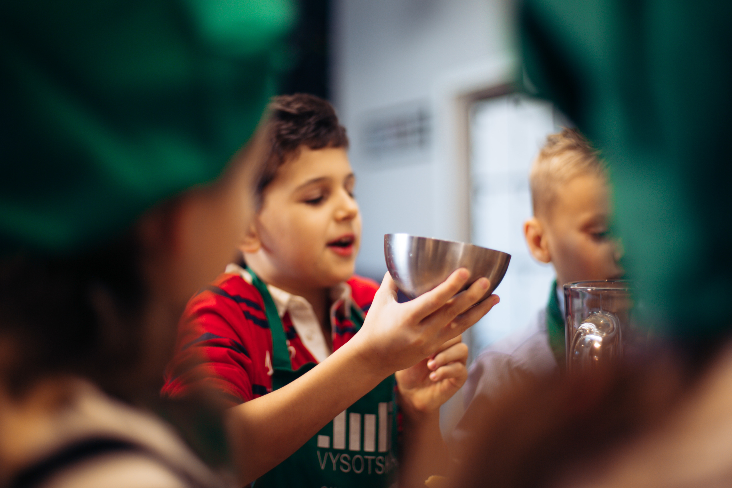 The kitchen studio of Y. Vysotskaya. Kids birthday. Photographer Vlad Boytsoff