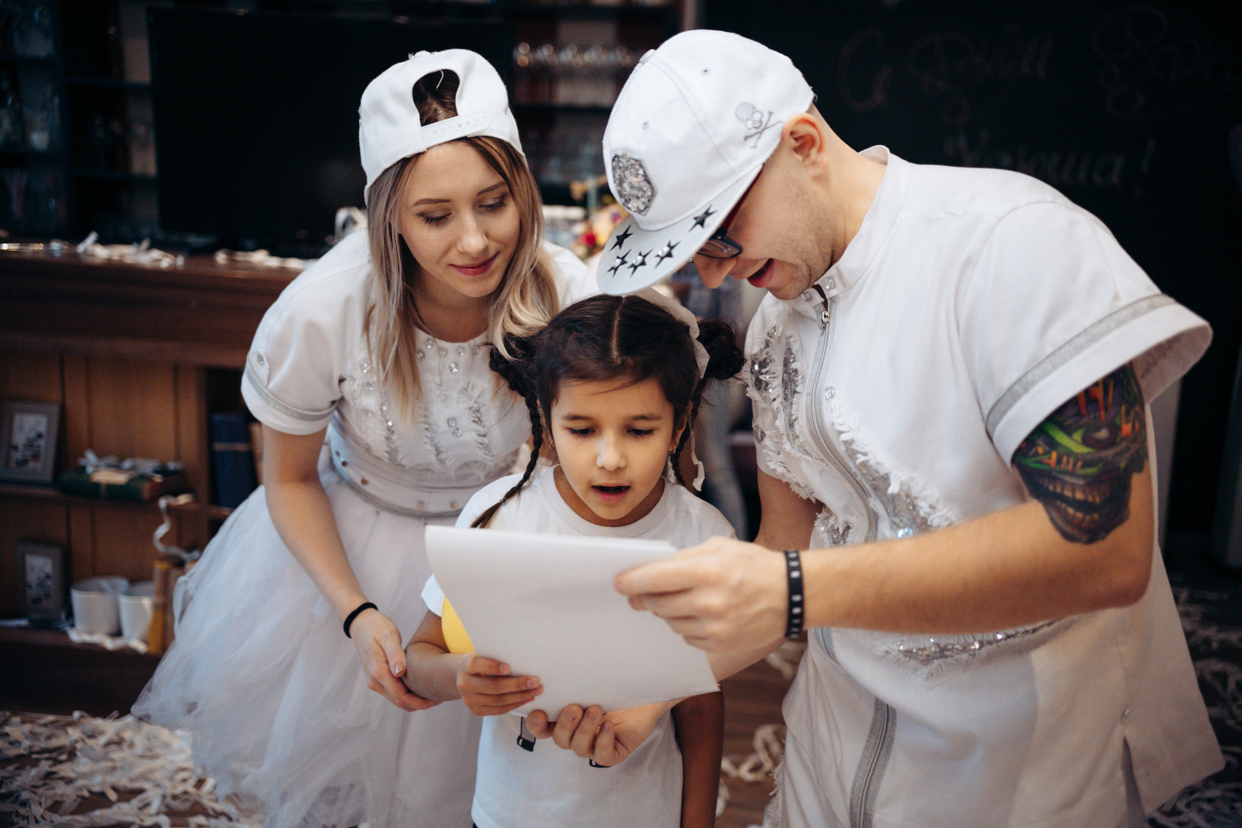 The kitchen studio of Y. Vysotskaya. Kids birthday. Photographer Vlad Boytsoff