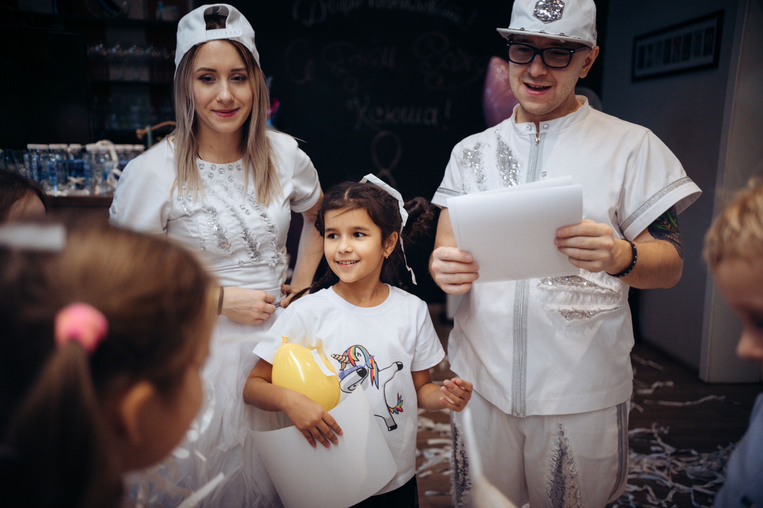 The kitchen studio of Y. Vysotskaya. Kids birthday. Photographer Vlad Boytsoff