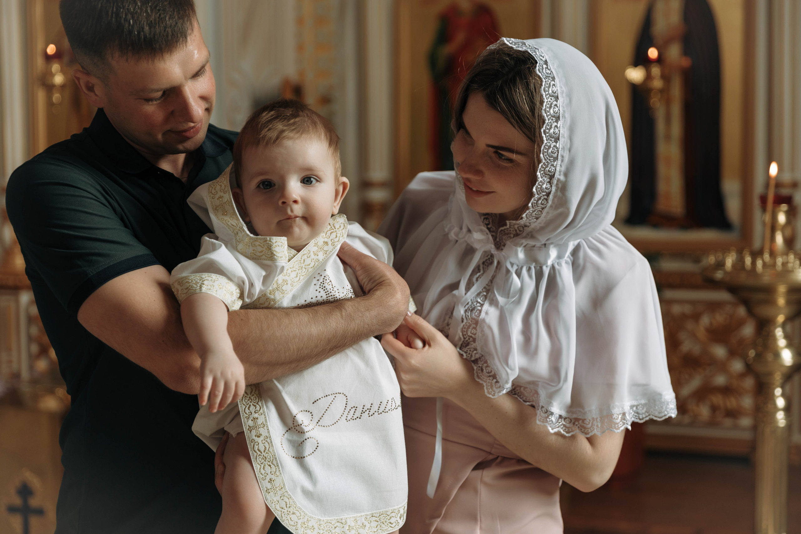 Таинство Крещения Даниила. Фотограф Сальск Катерина