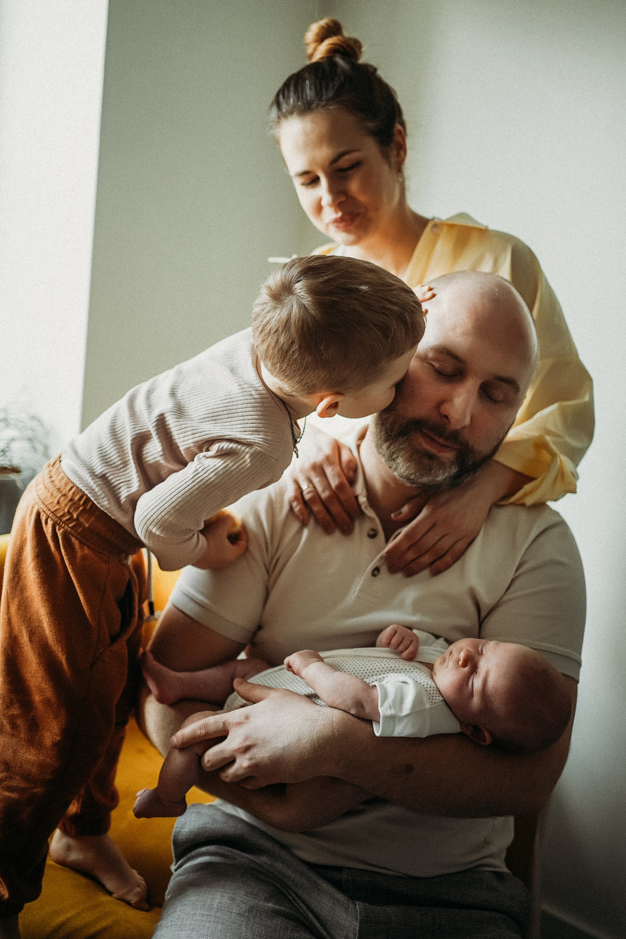 Елена, Андрей и малыши. Фотограф Наталья Колганова